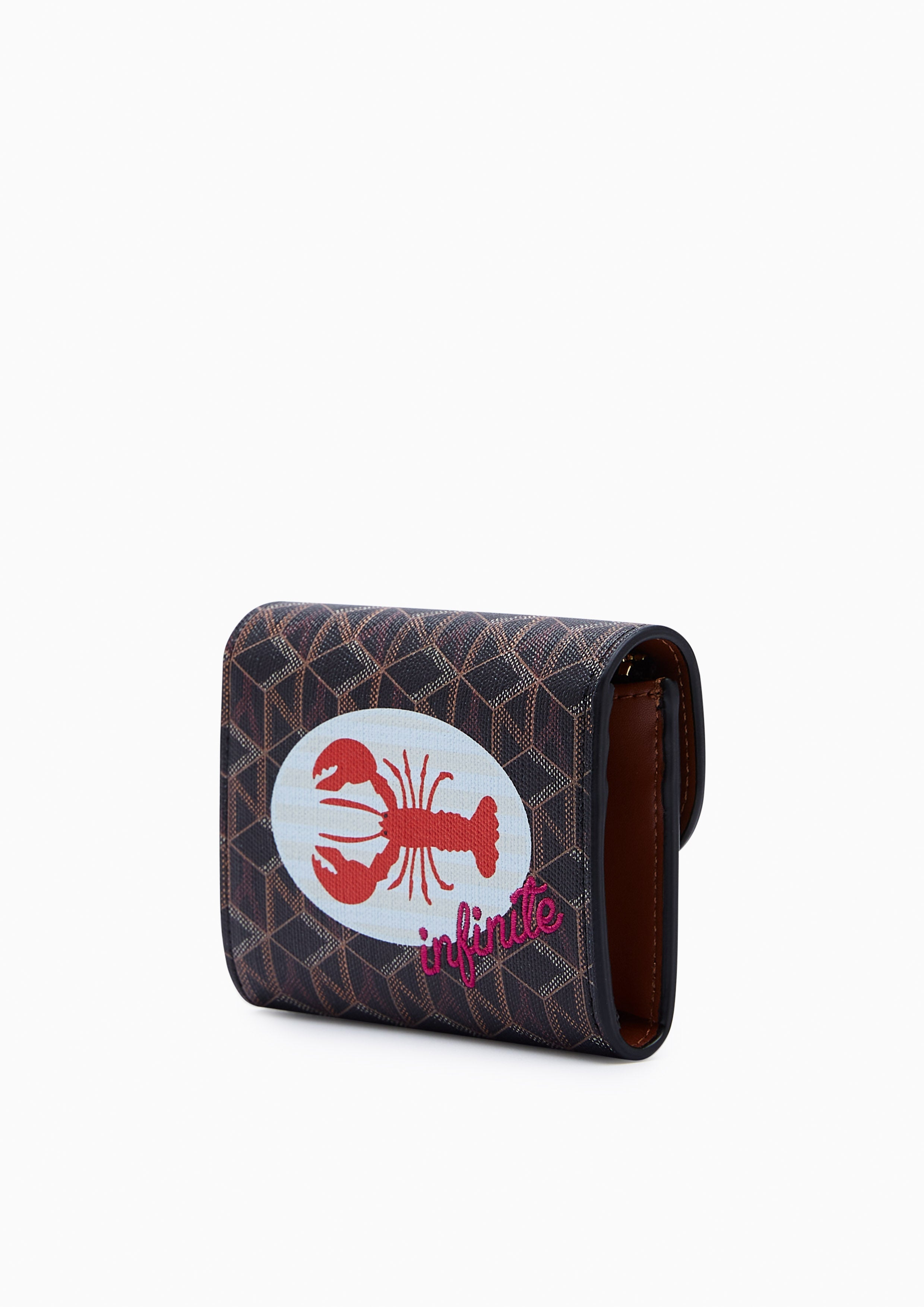 Perona Infinite Wallet - Printed Black
