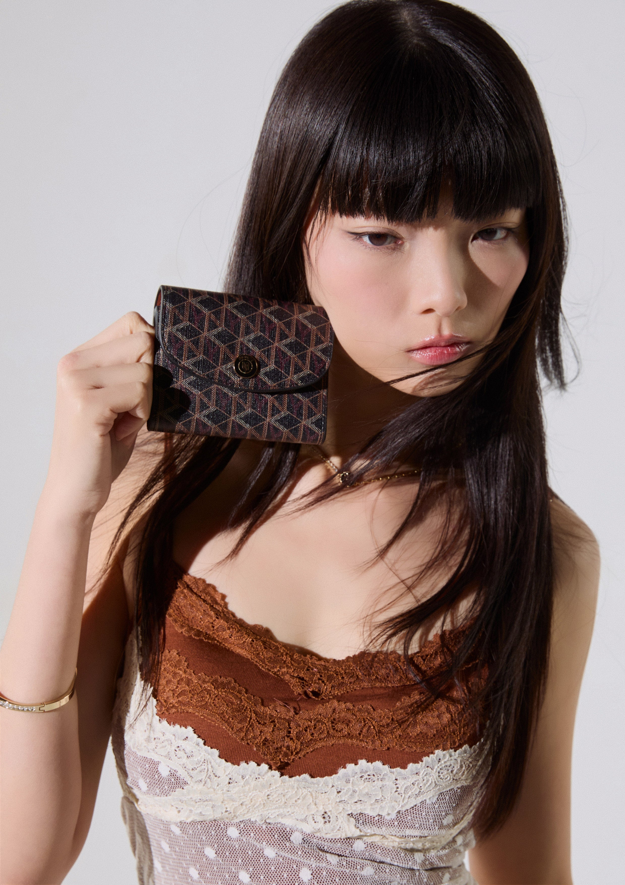 Perona Infinite Wallet - Printed Black