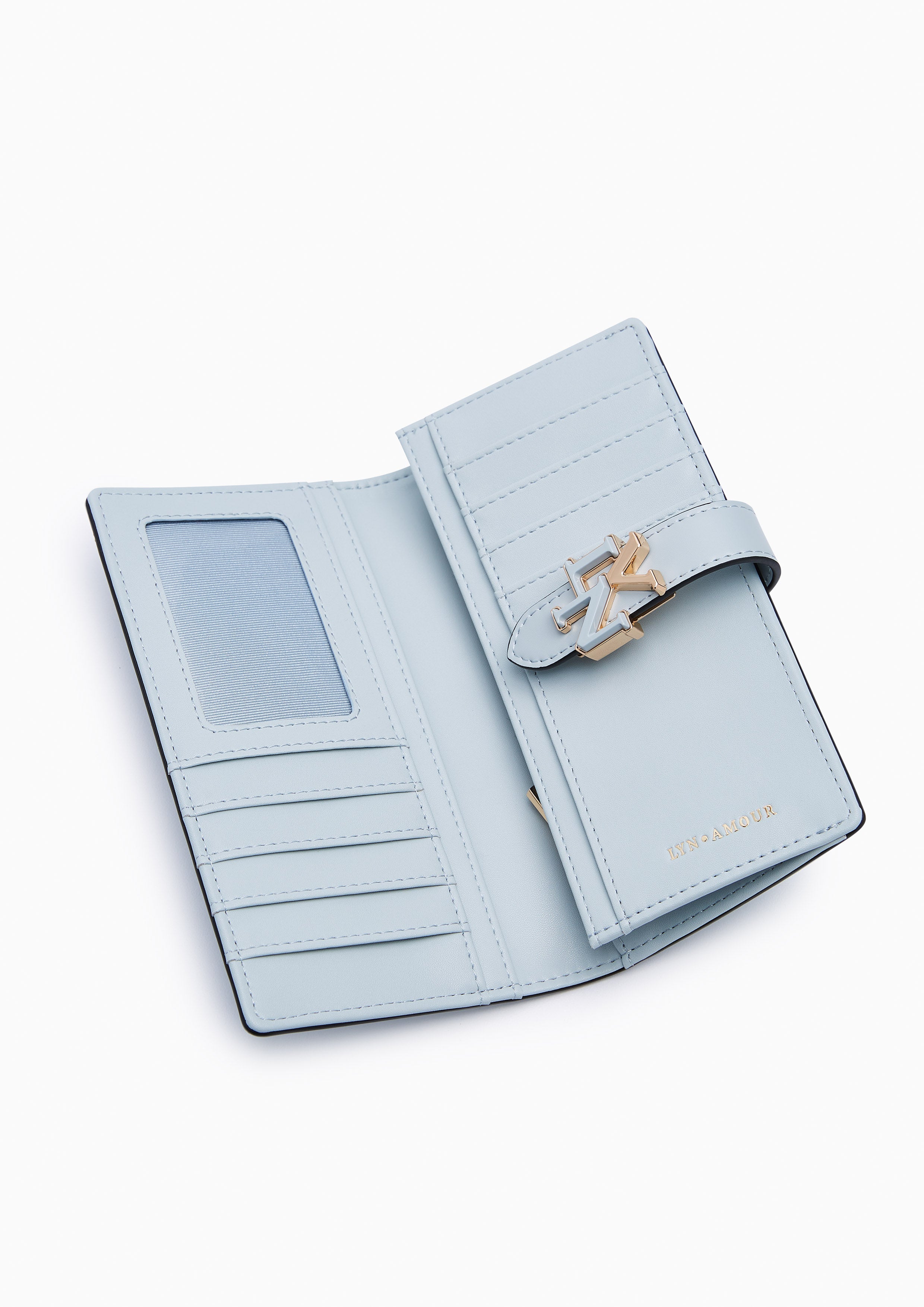 Taria Long Wallet - Light Blue