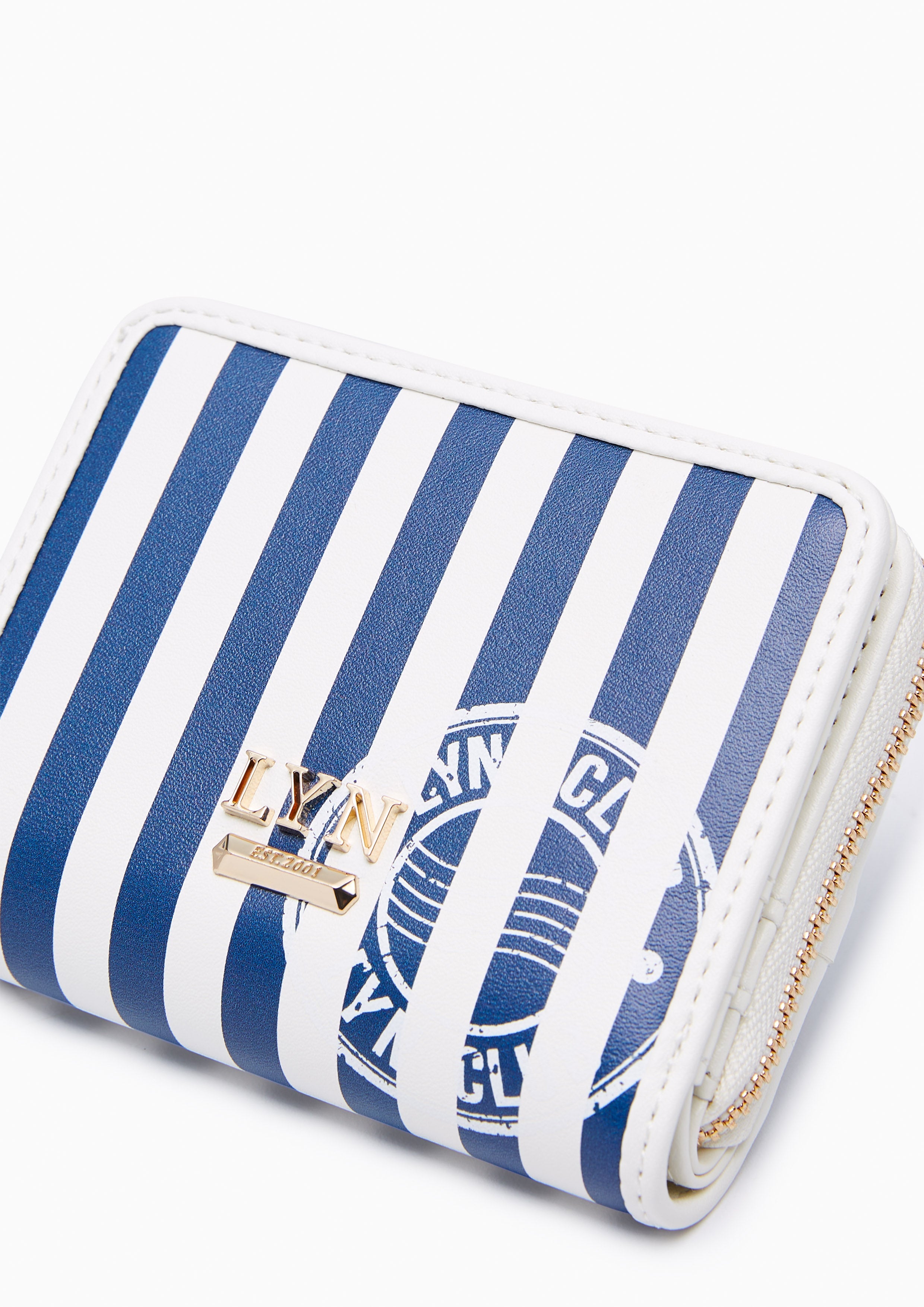 Wimble Short Wallet - Printed Navy