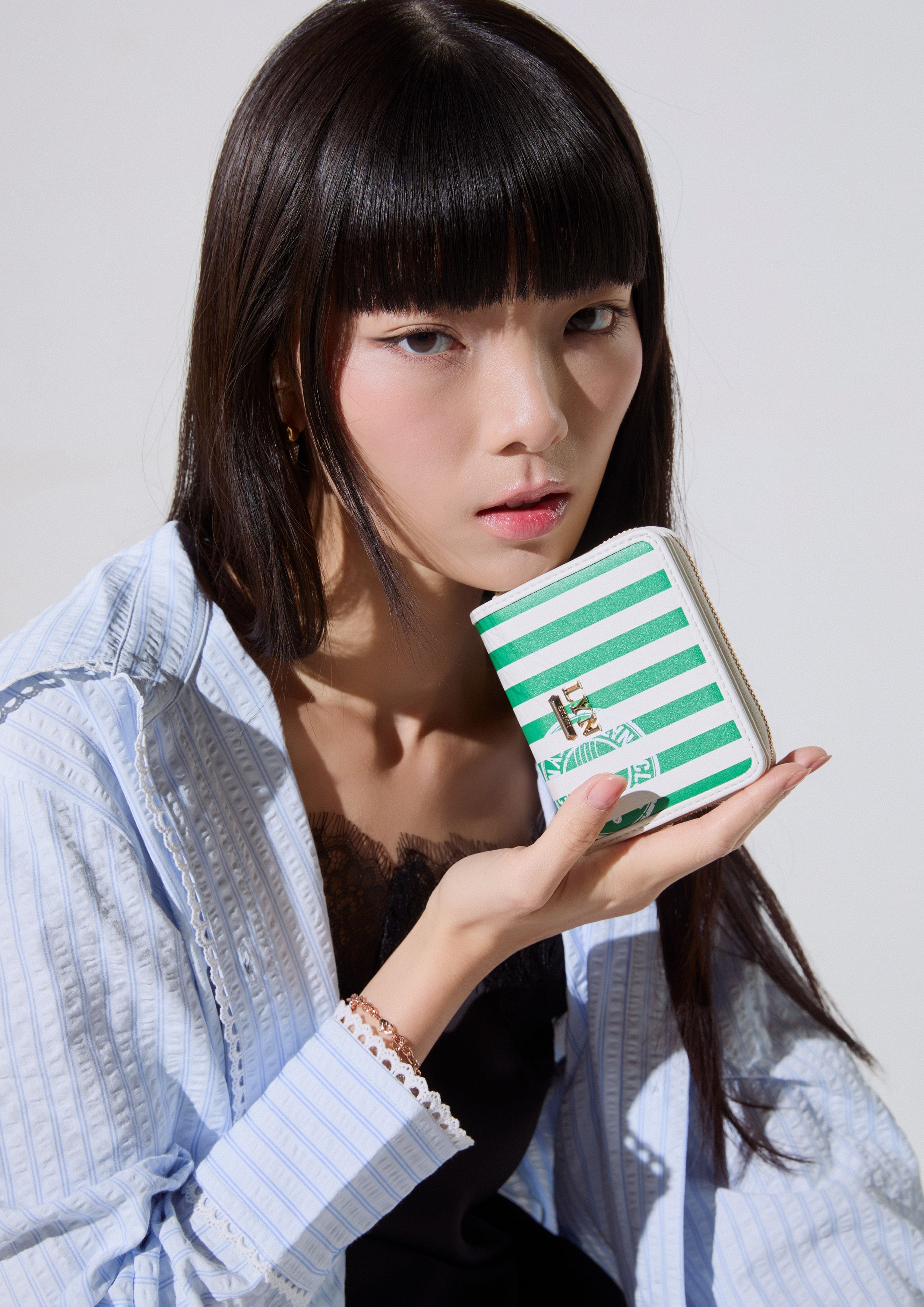 Wimble Short Wallet - Printed Green