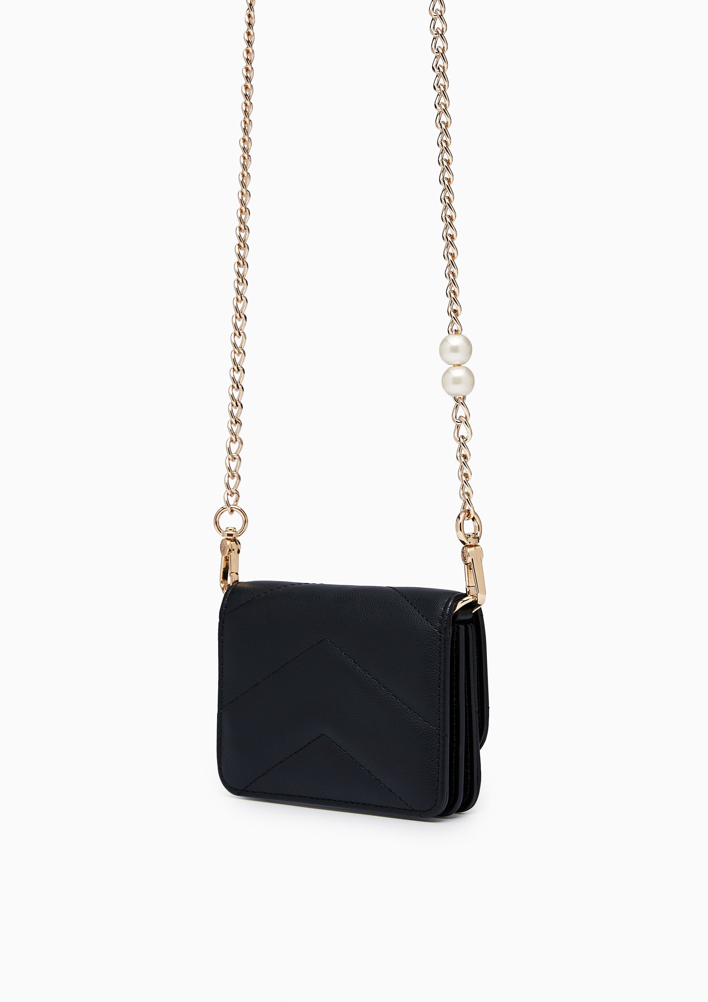 Jaydar Short Wallet On Chain - Black