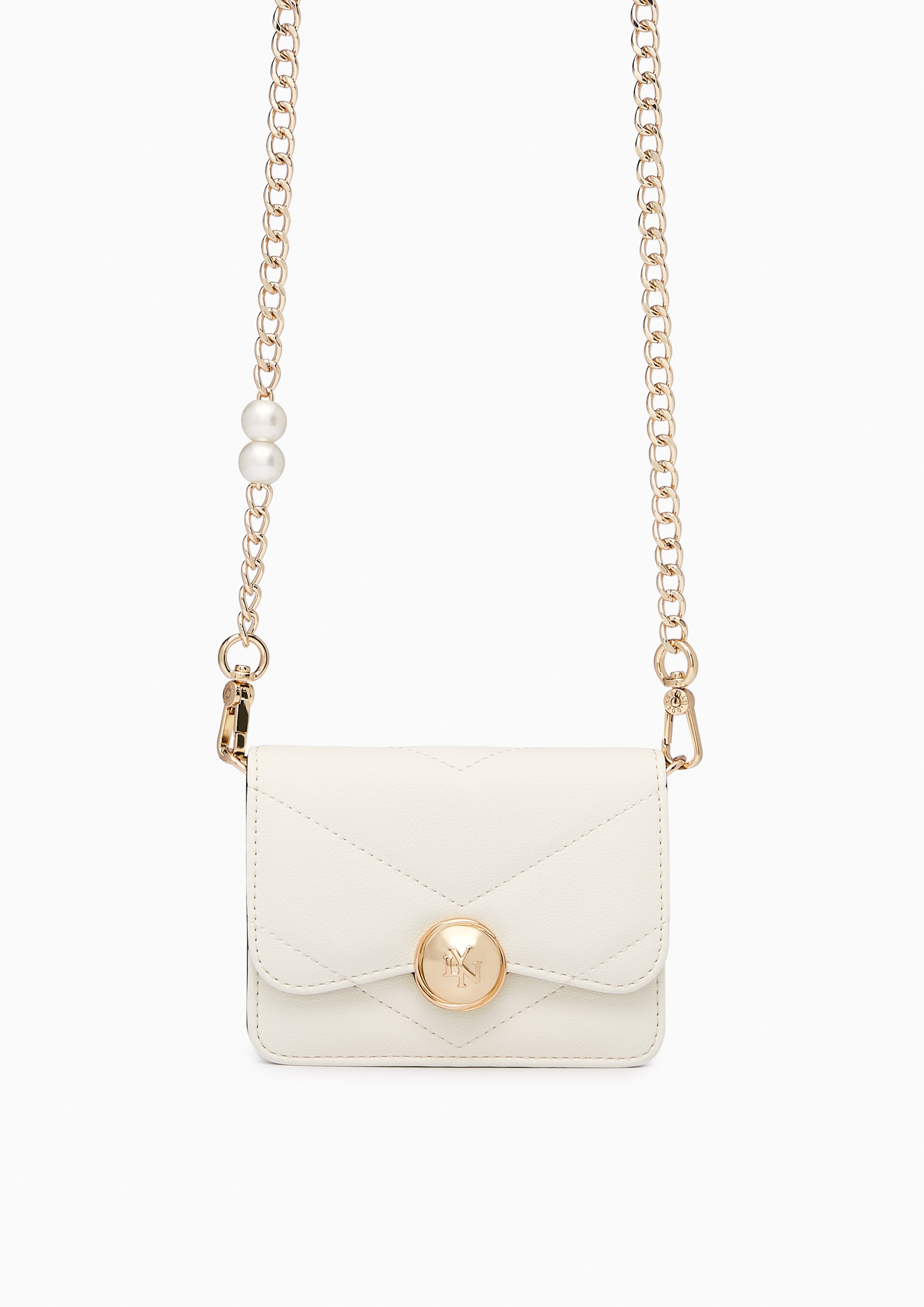 Jaydar Short Wallet On Chain - Off-White