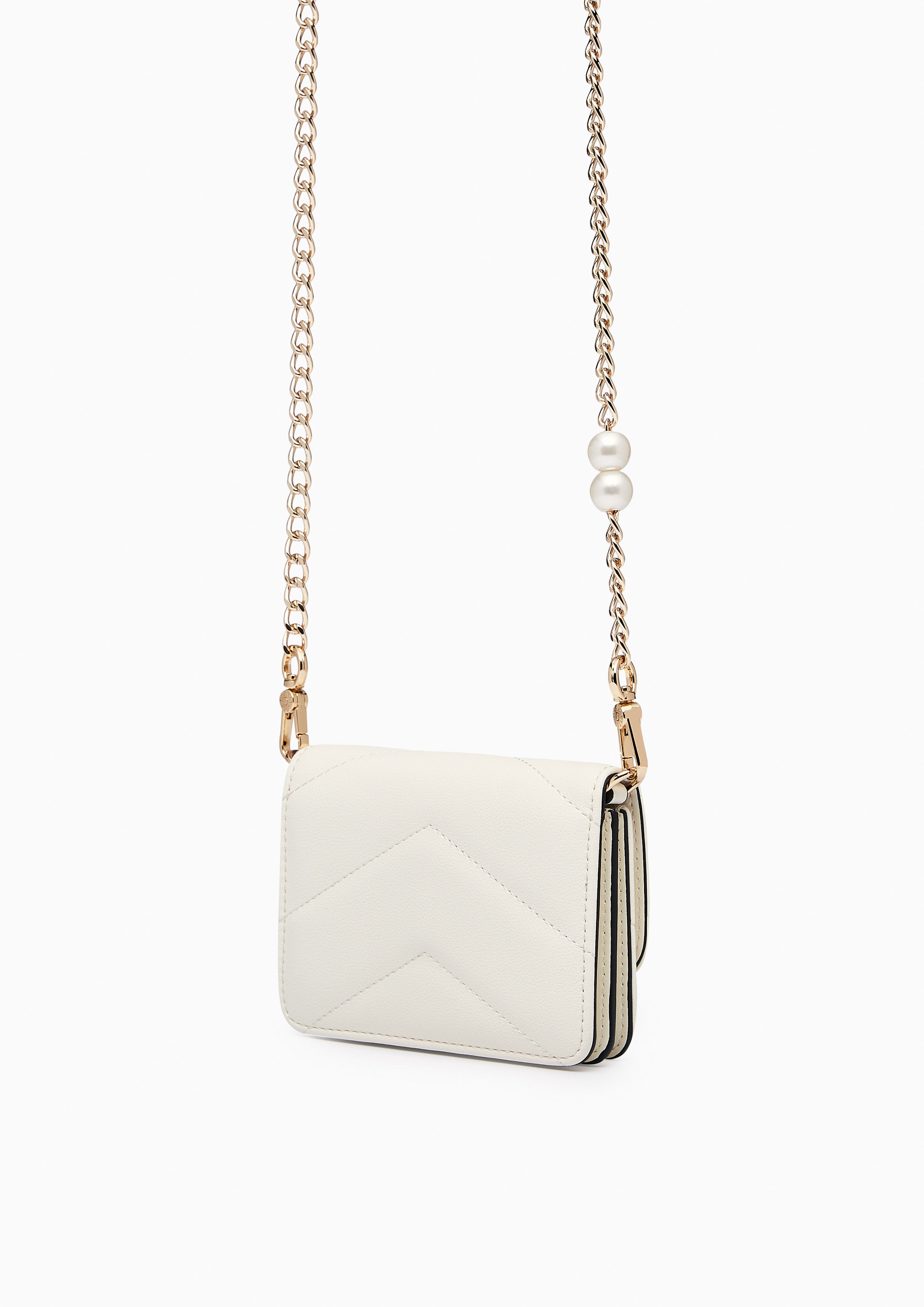 Jaydar Short Wallet On Chain - Off-White