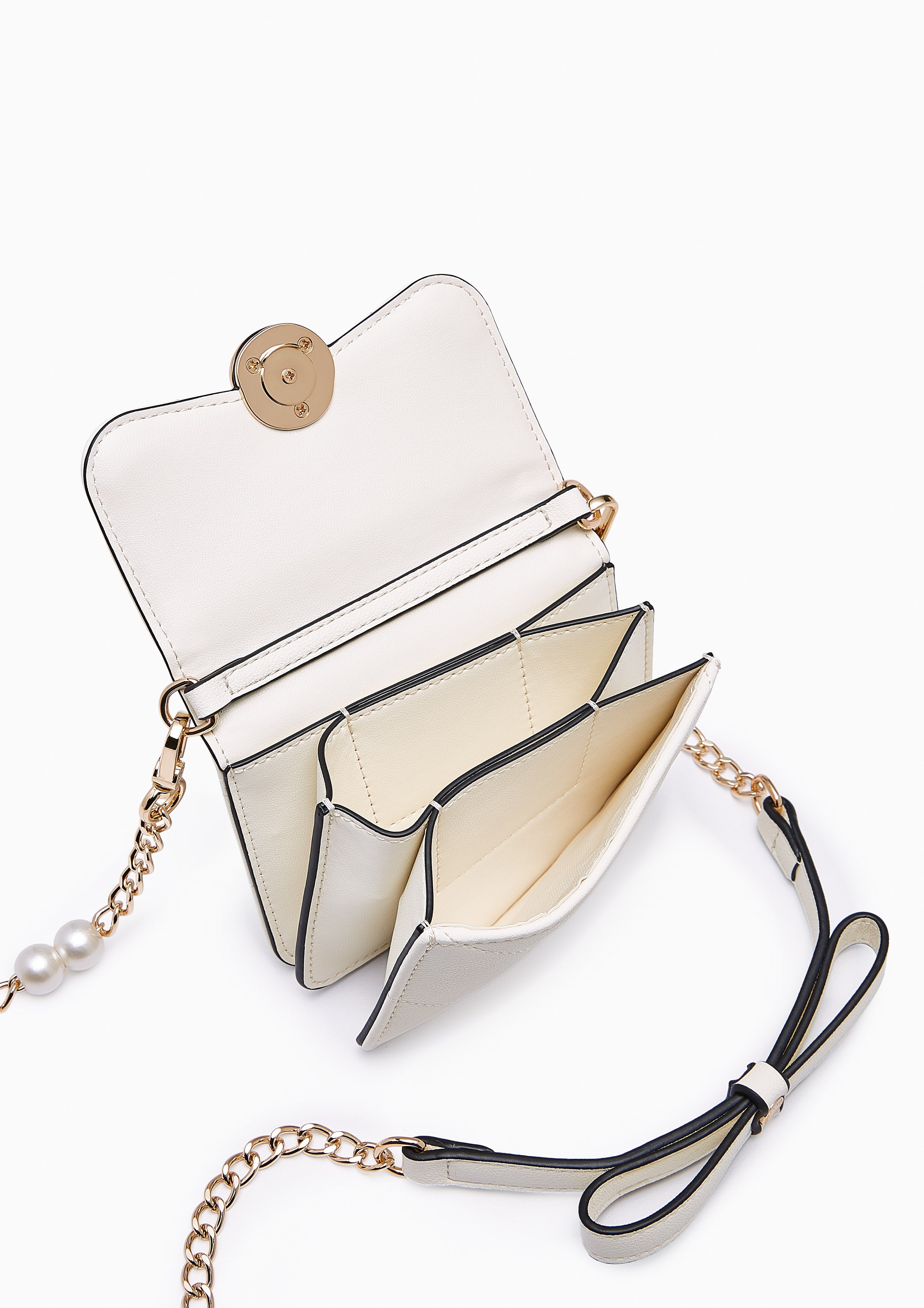 Jaydar Short Wallet On Chain - Off-White