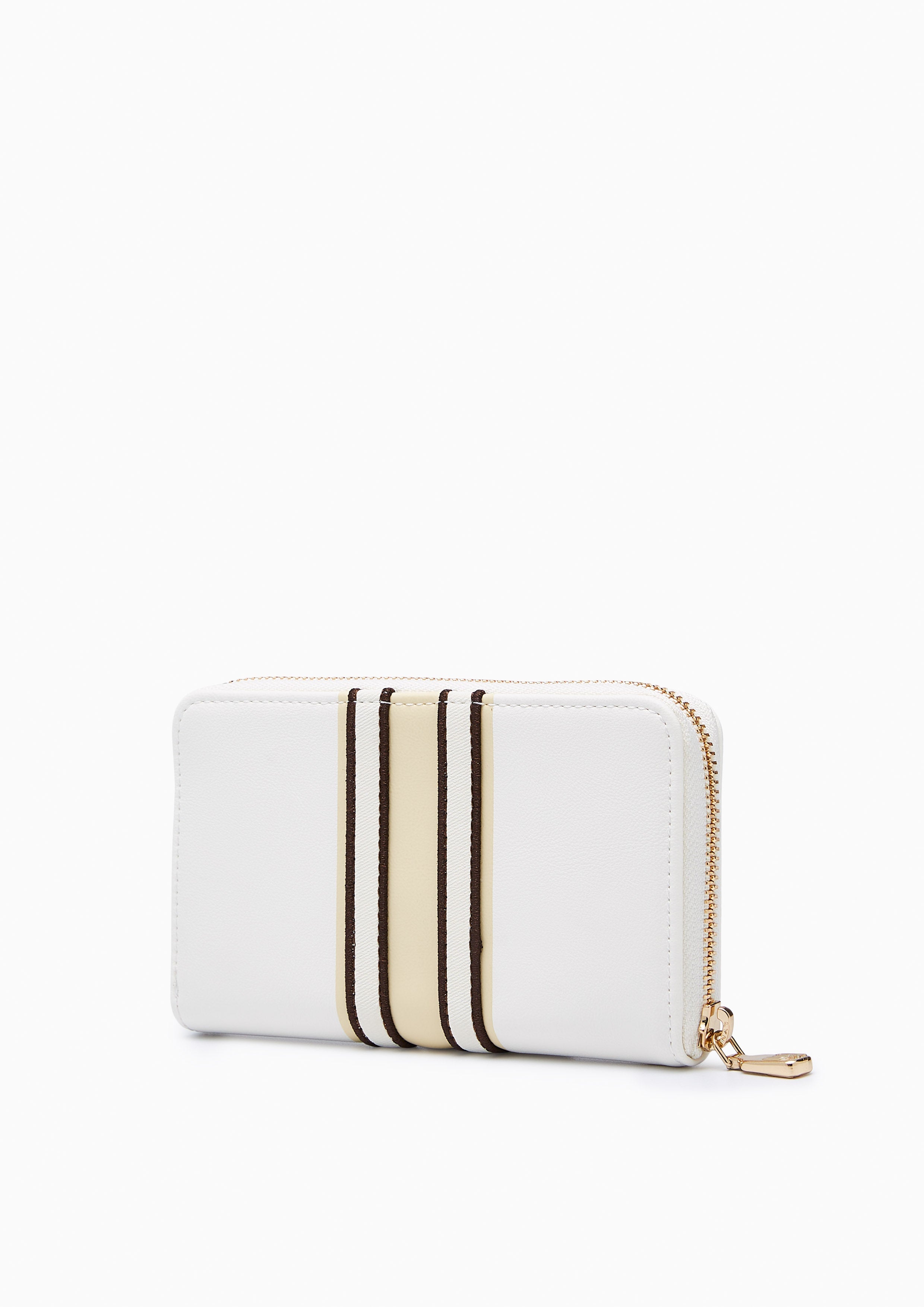 Matty Infinite Zip Semi Short Wallet - Ivory