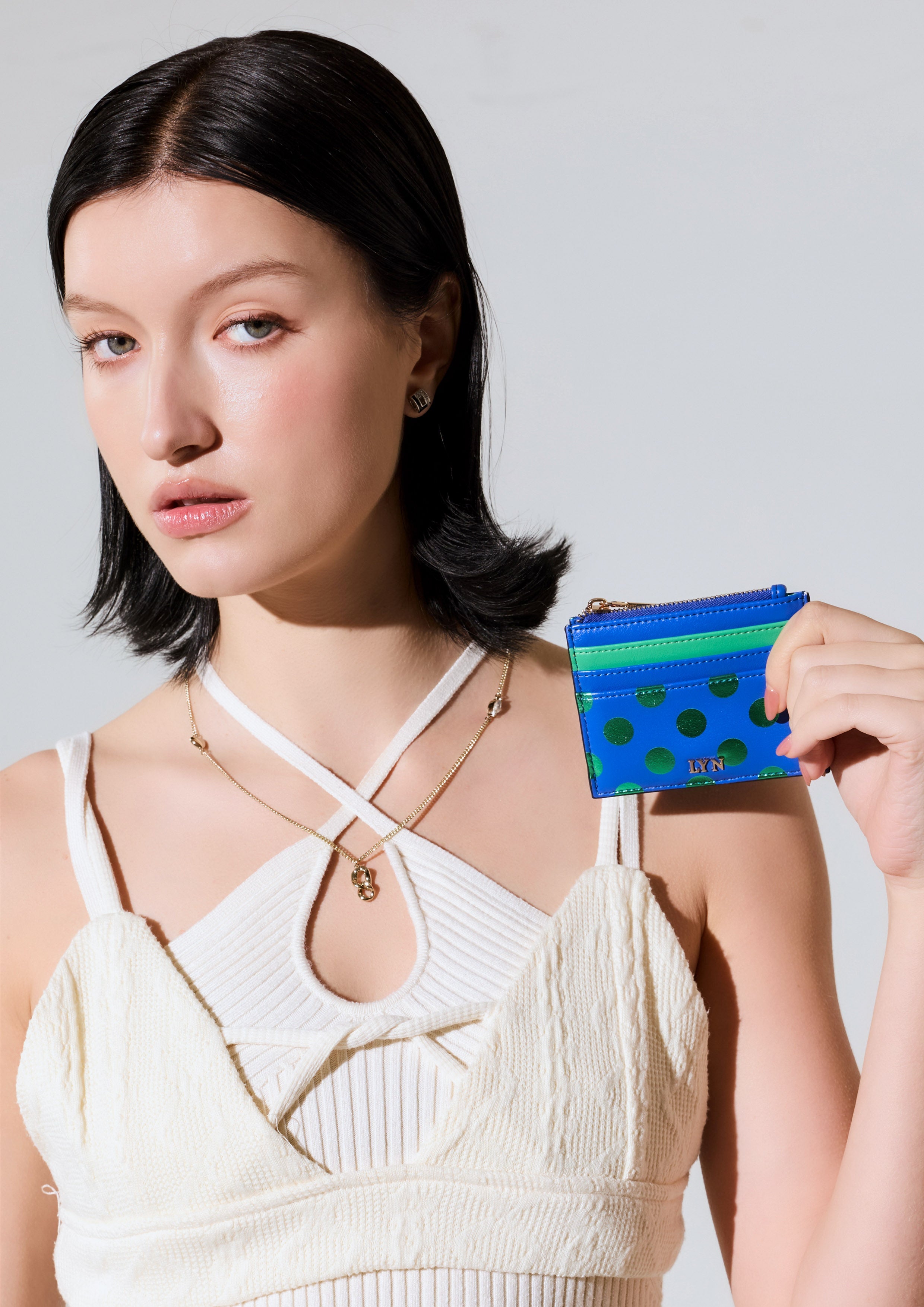 Etarna Card Case Wallet - Printed Blue