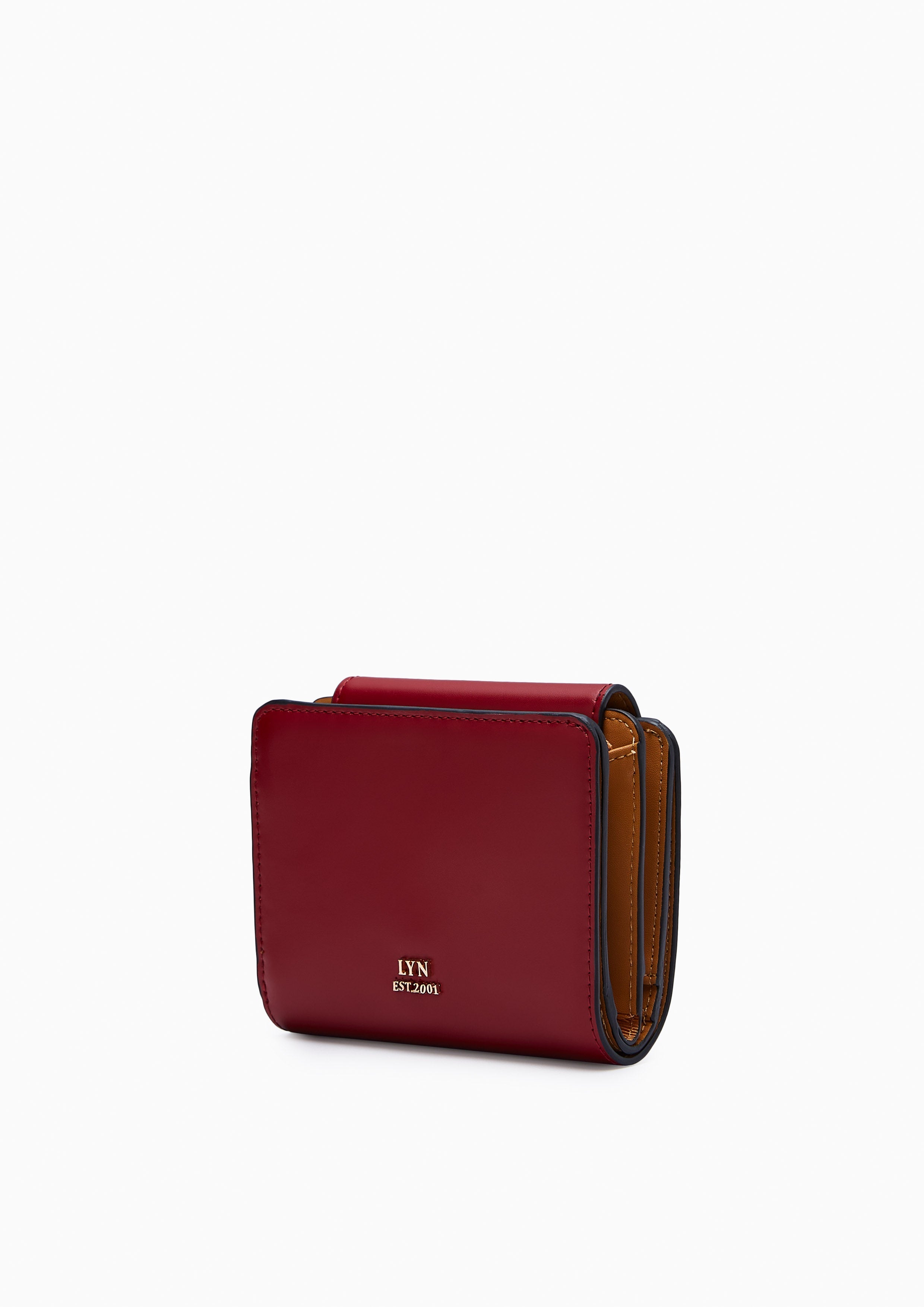 Liva Short Wallet - Dark Red