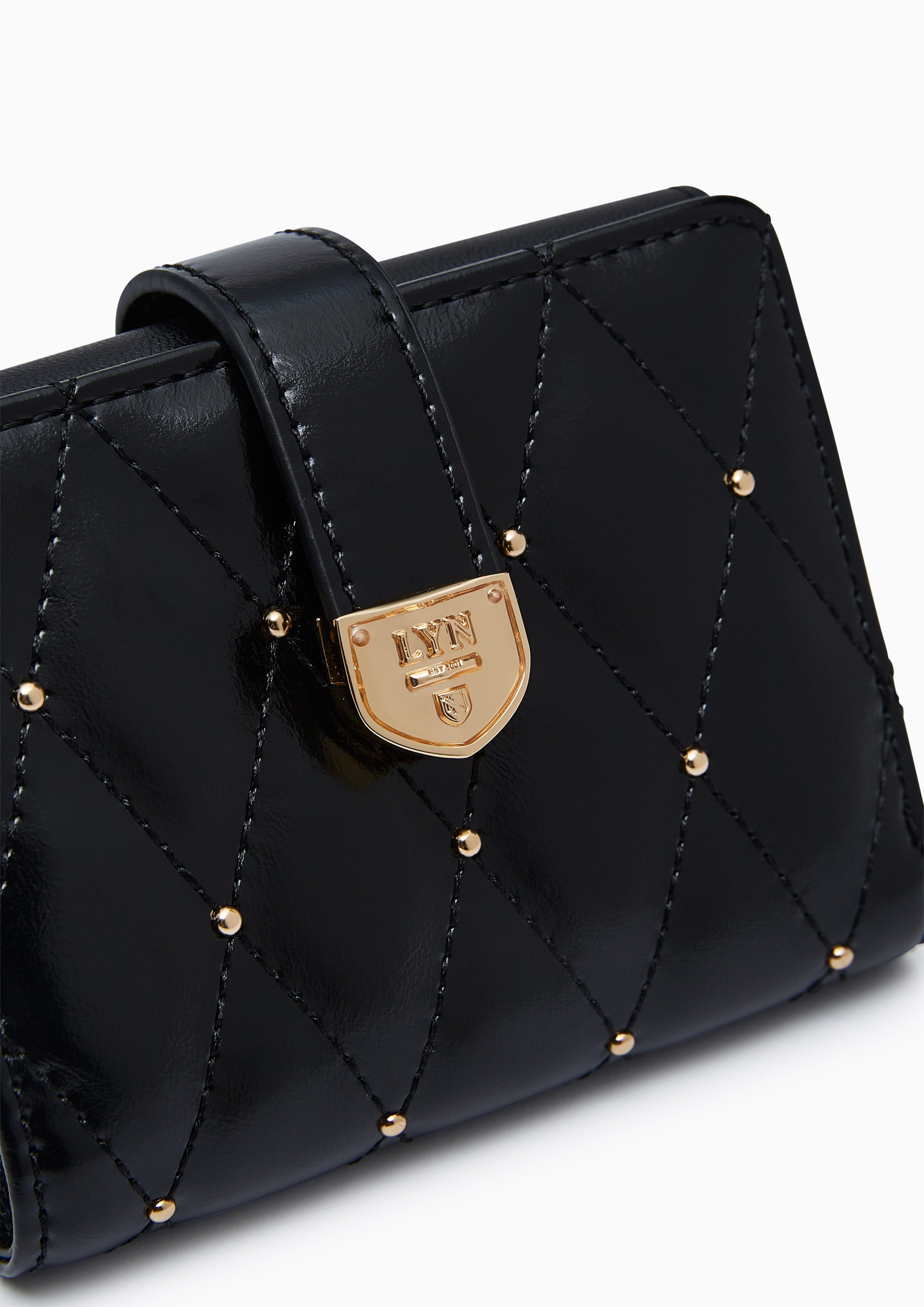 Hera Short Wallet - Black