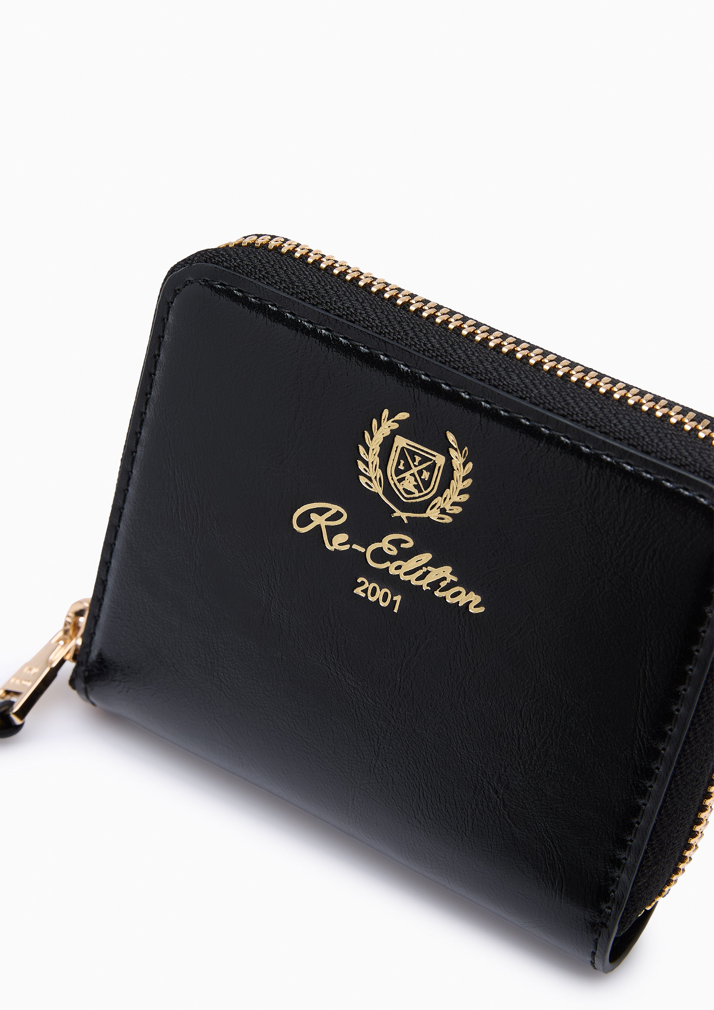 Racquet Short Zip Short Wallet - Black