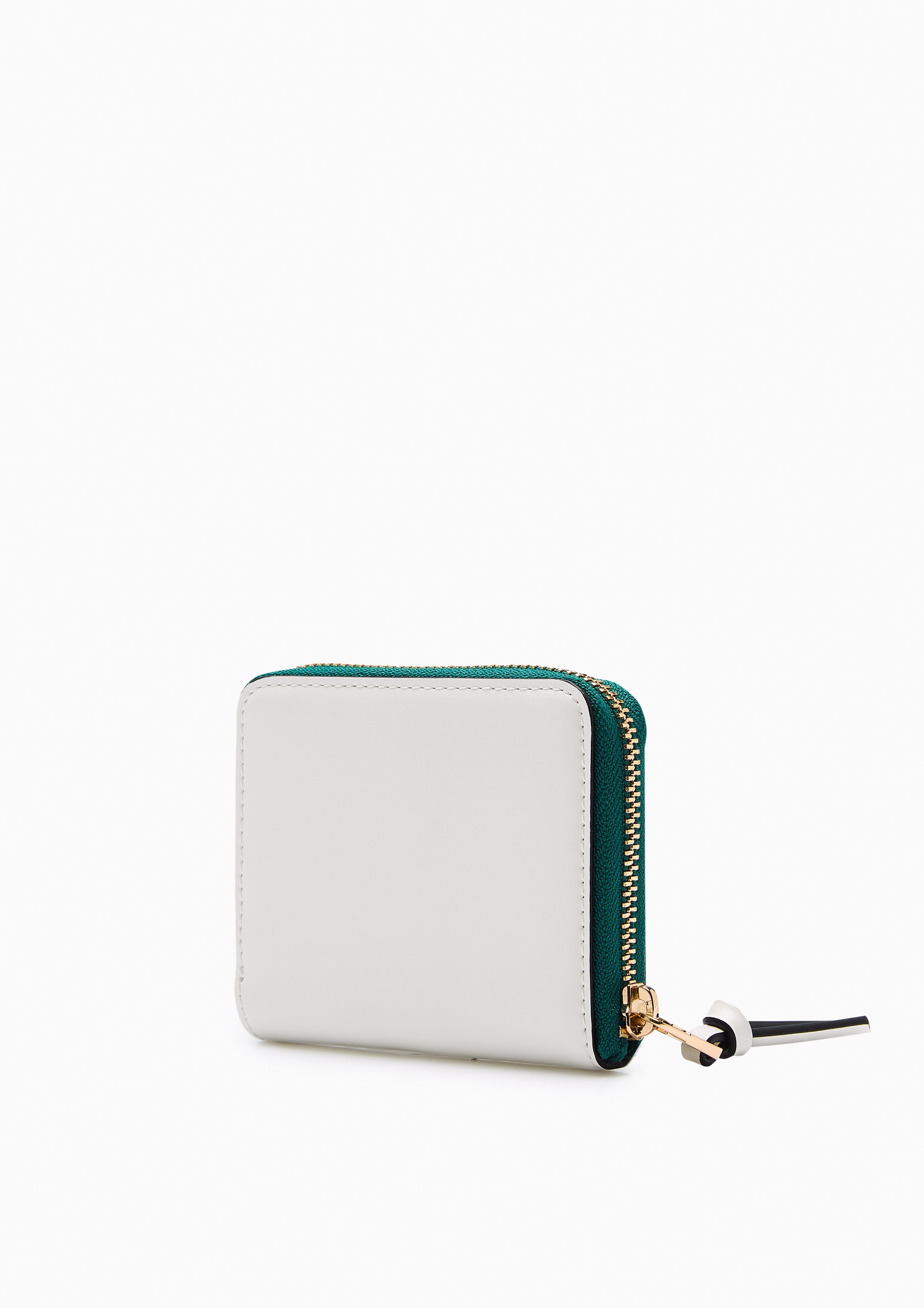 Racquet Short Zip Short Wallet - White