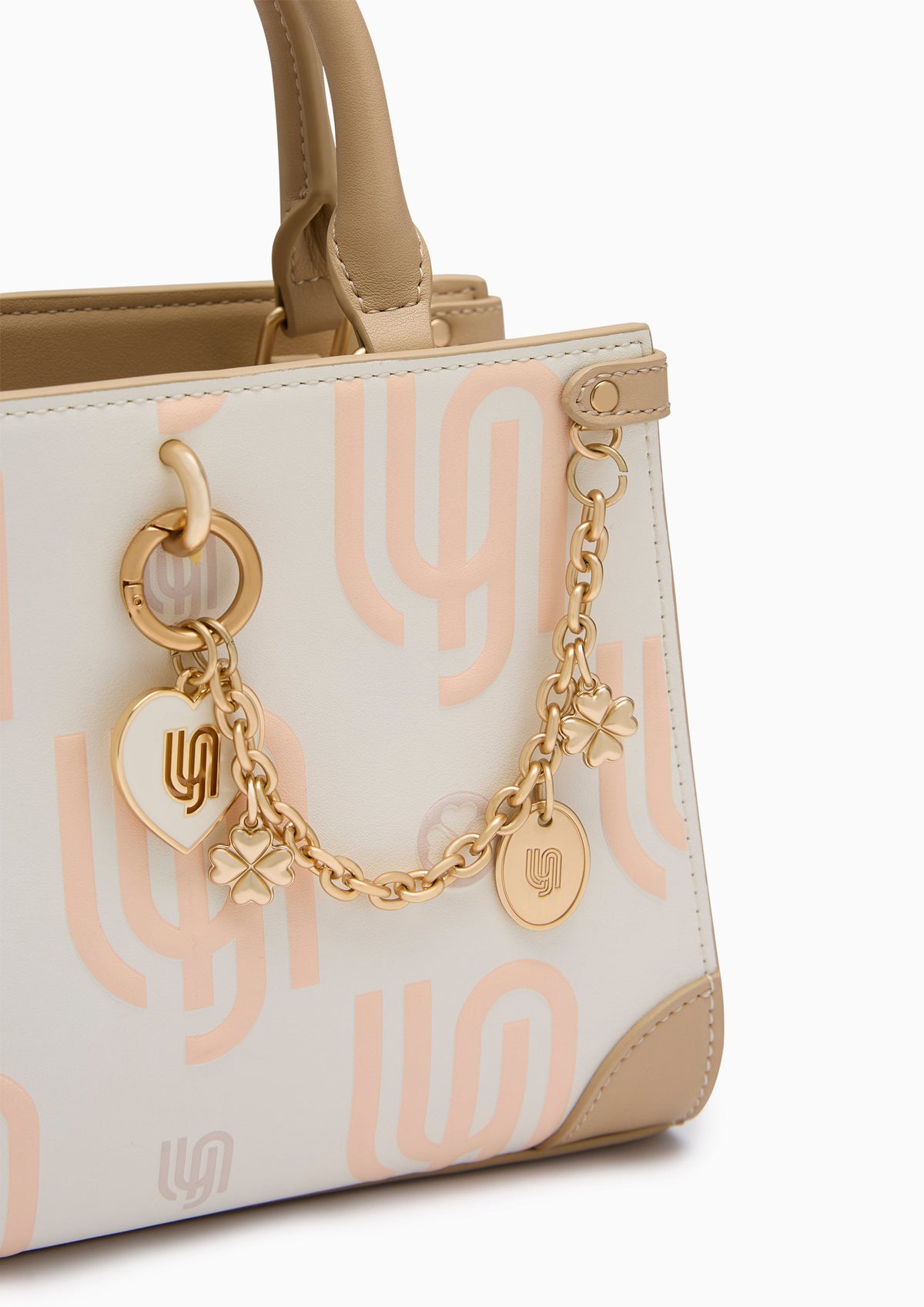 Astrid Infinite Top Handle S Handbag - Light Beige