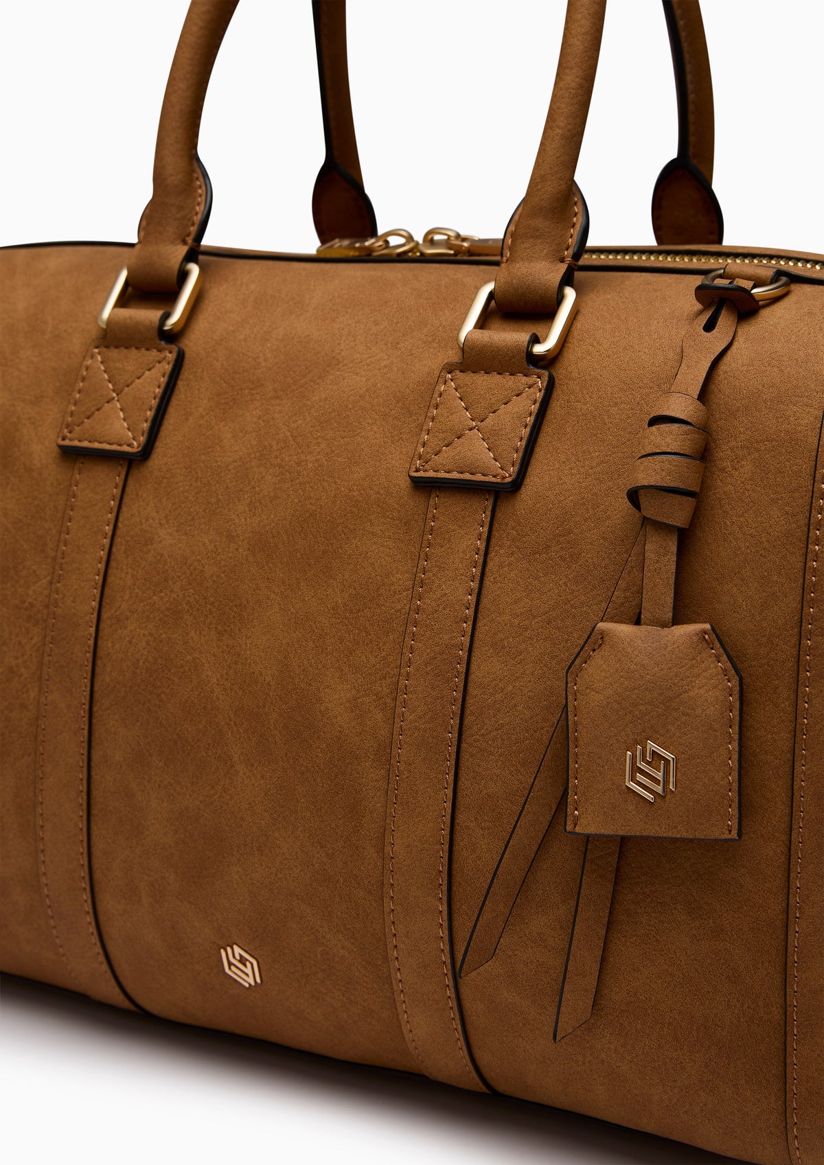 Titus Infinite Duffle L Handbag - Brown