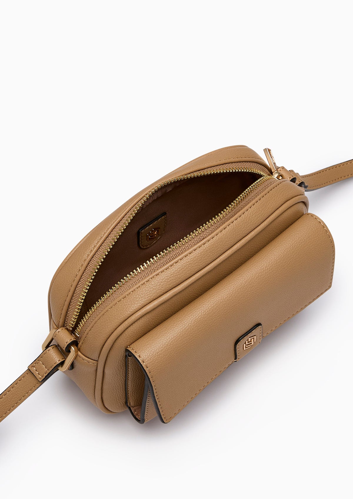 Titus Infinite S Crossbody Bag - Light Beige