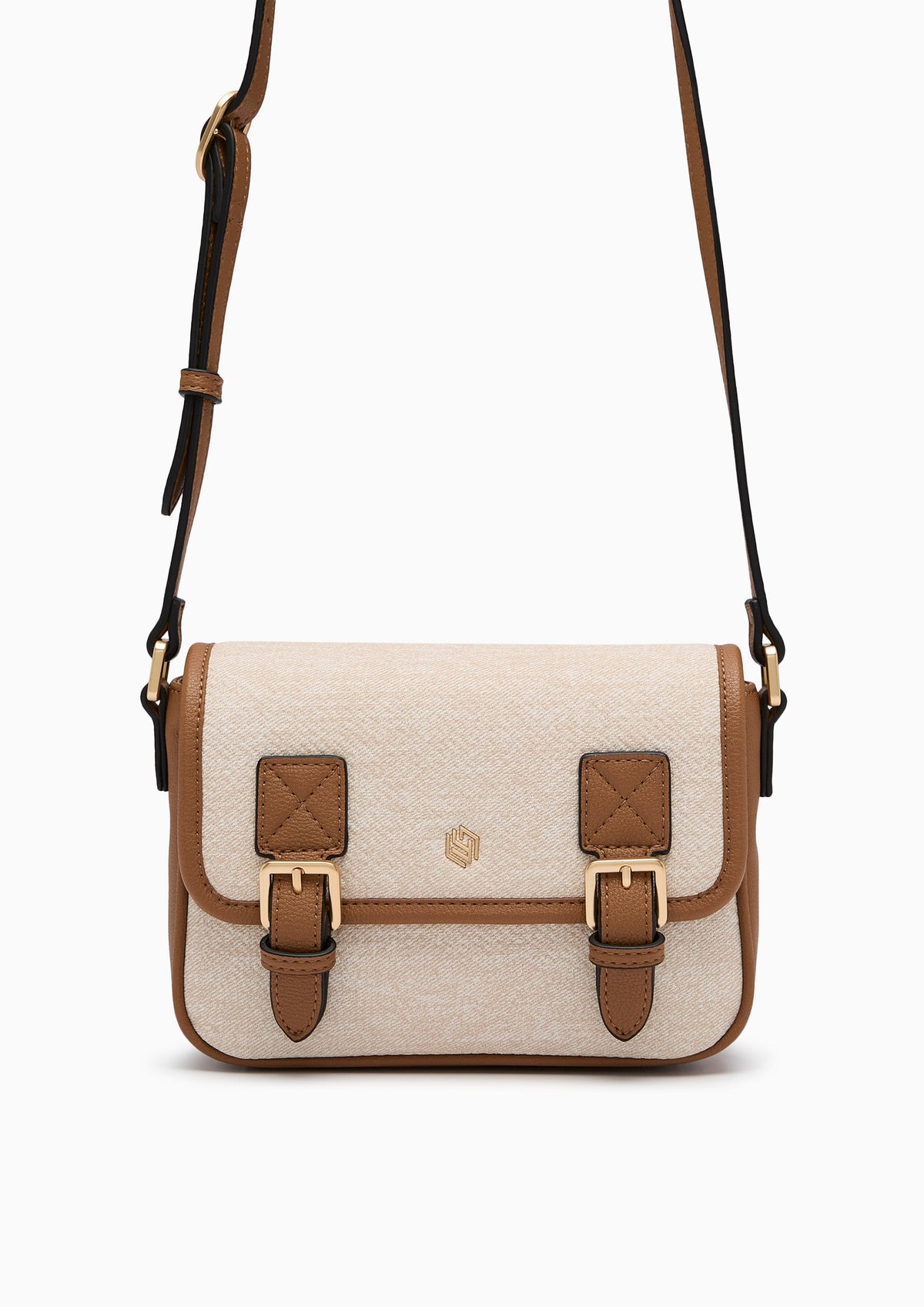 Titus Infinite Messenger S Crossbody Bag - Biege Variation 2