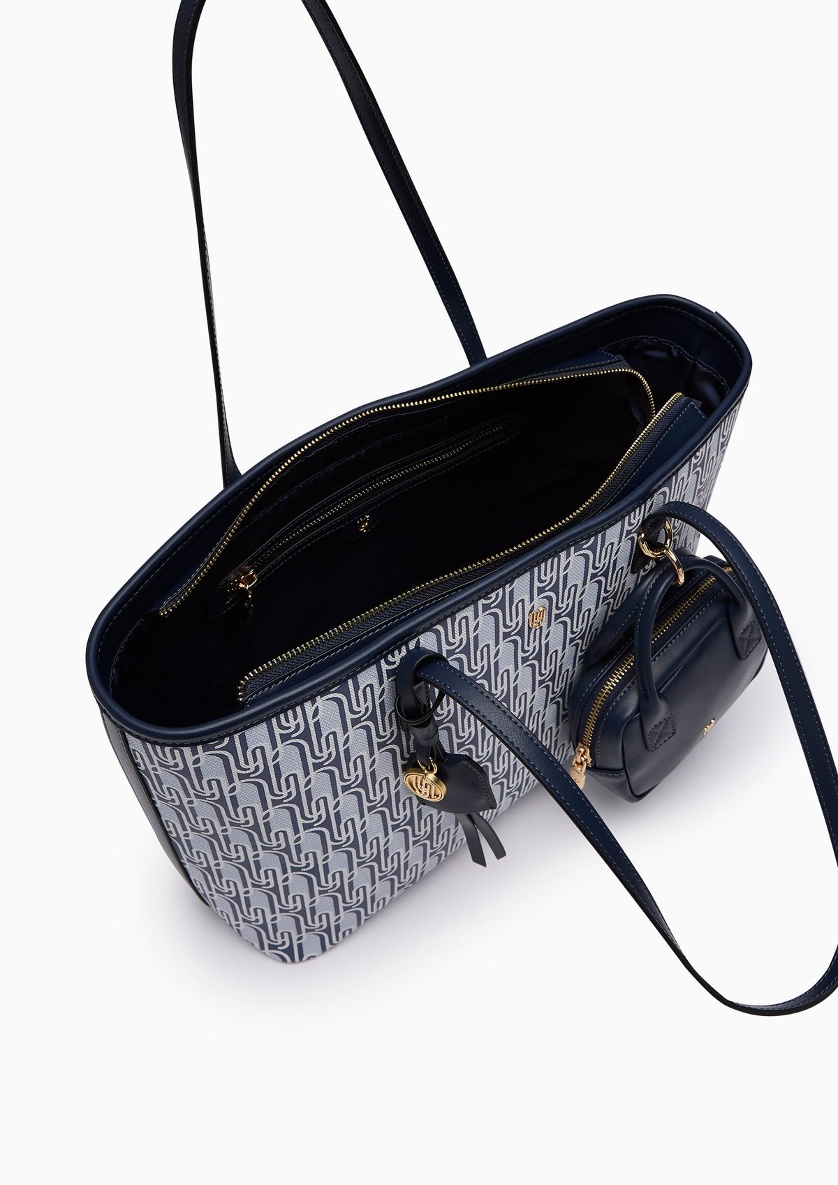 Phiona Infinite L Tote Bag - Printed Navy