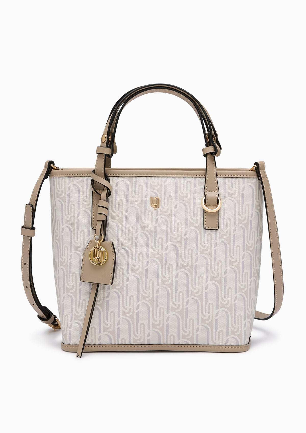 Phiona Infinite M Tote Bag - Light Printed Grey