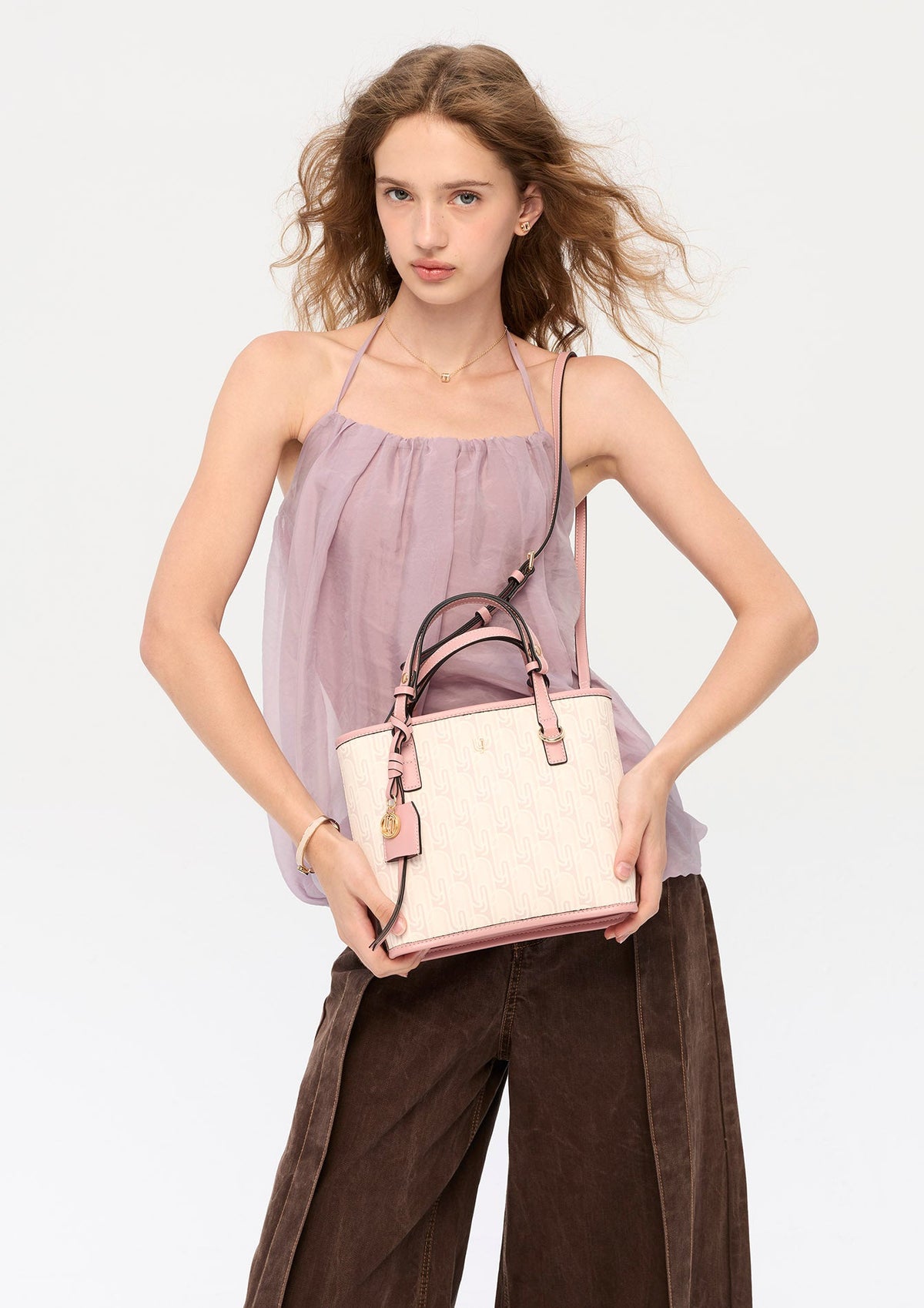 Phiona Infinite M Tote Bag - Printed Pink