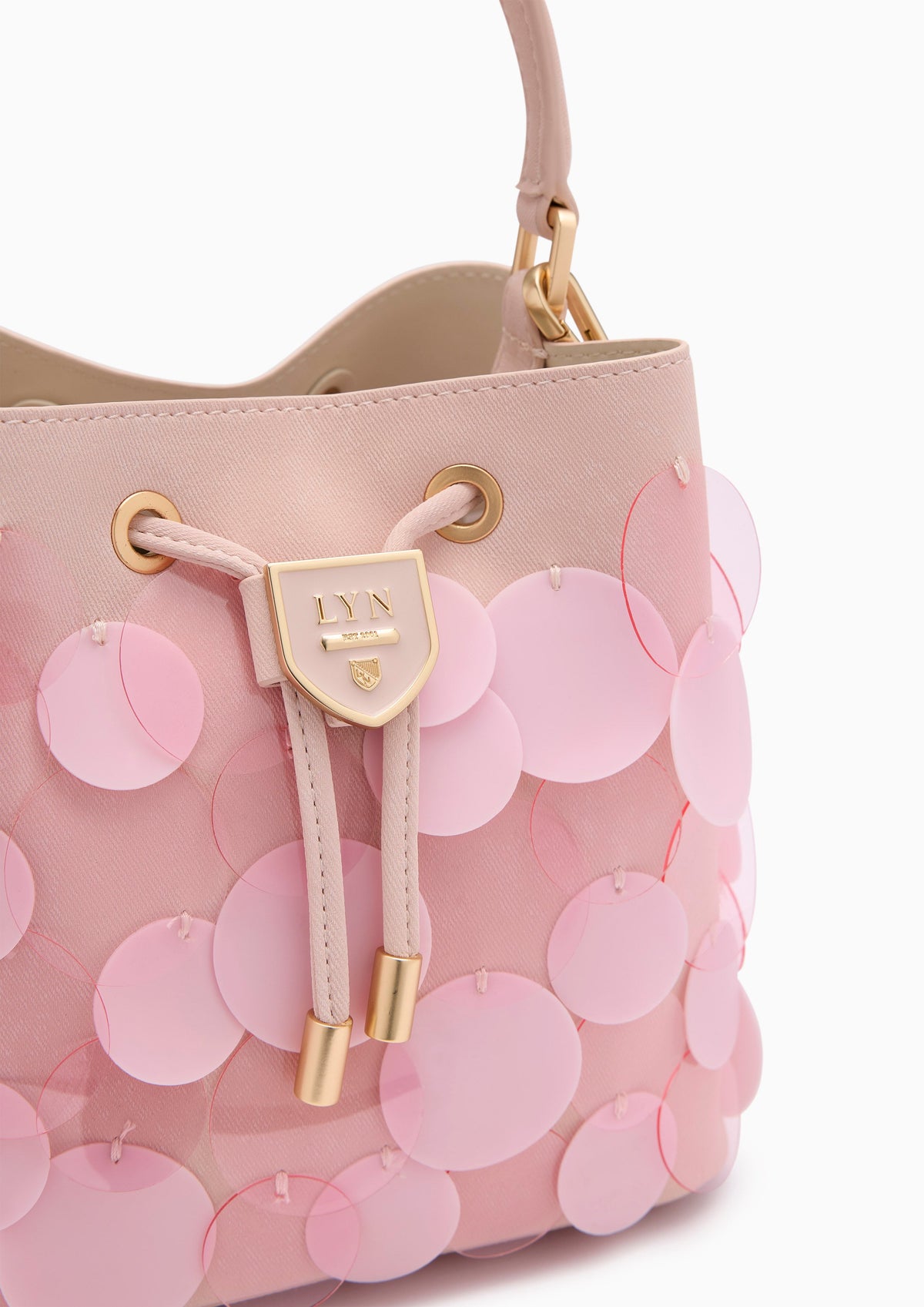 Re-Edit Blink Carina S Bucket Bag - Light Pink