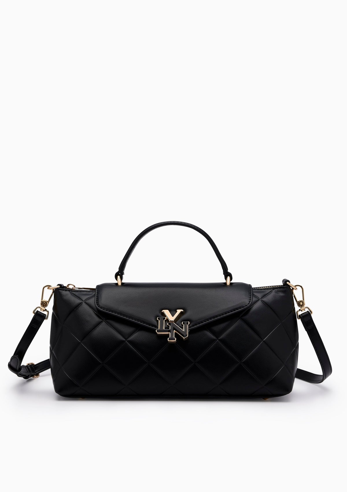 Flemming Top Handle M Handbag - Black