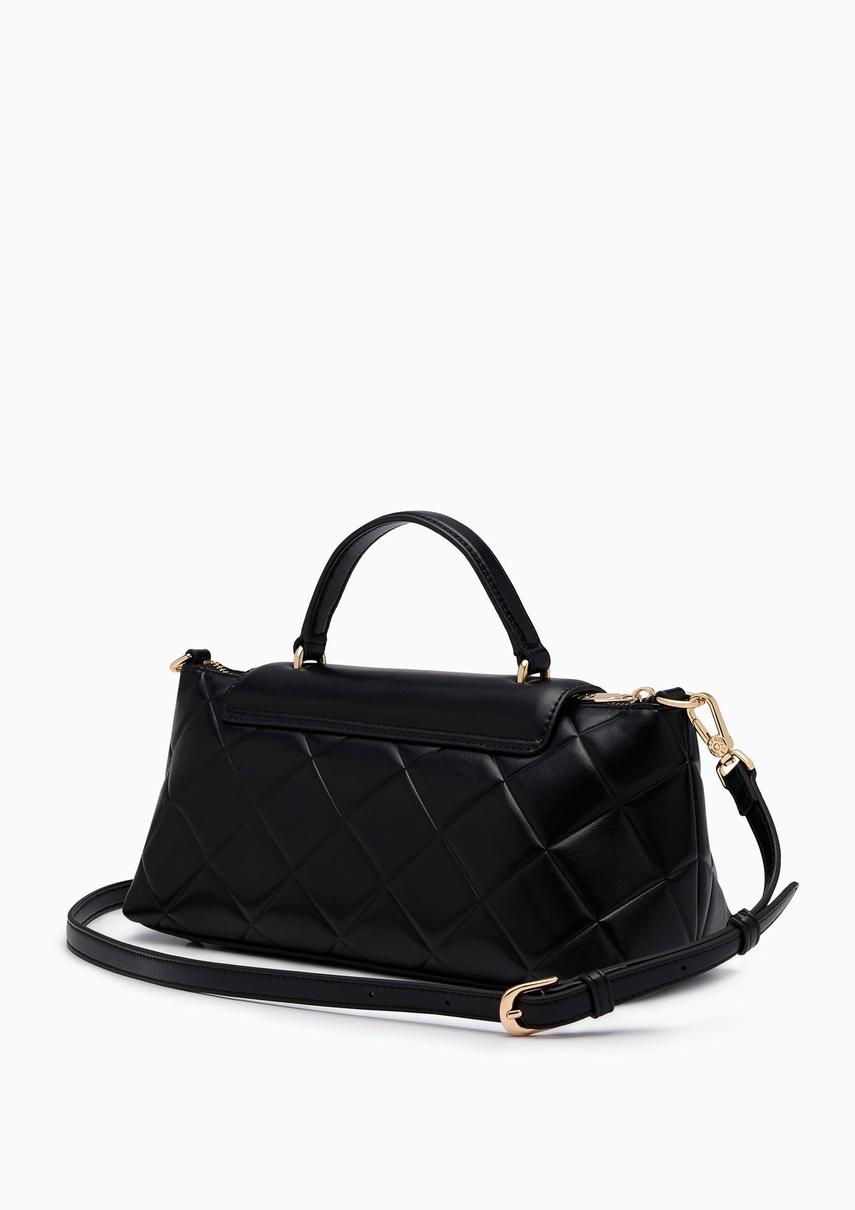 Flemming Top Handle M Handbag - Black
