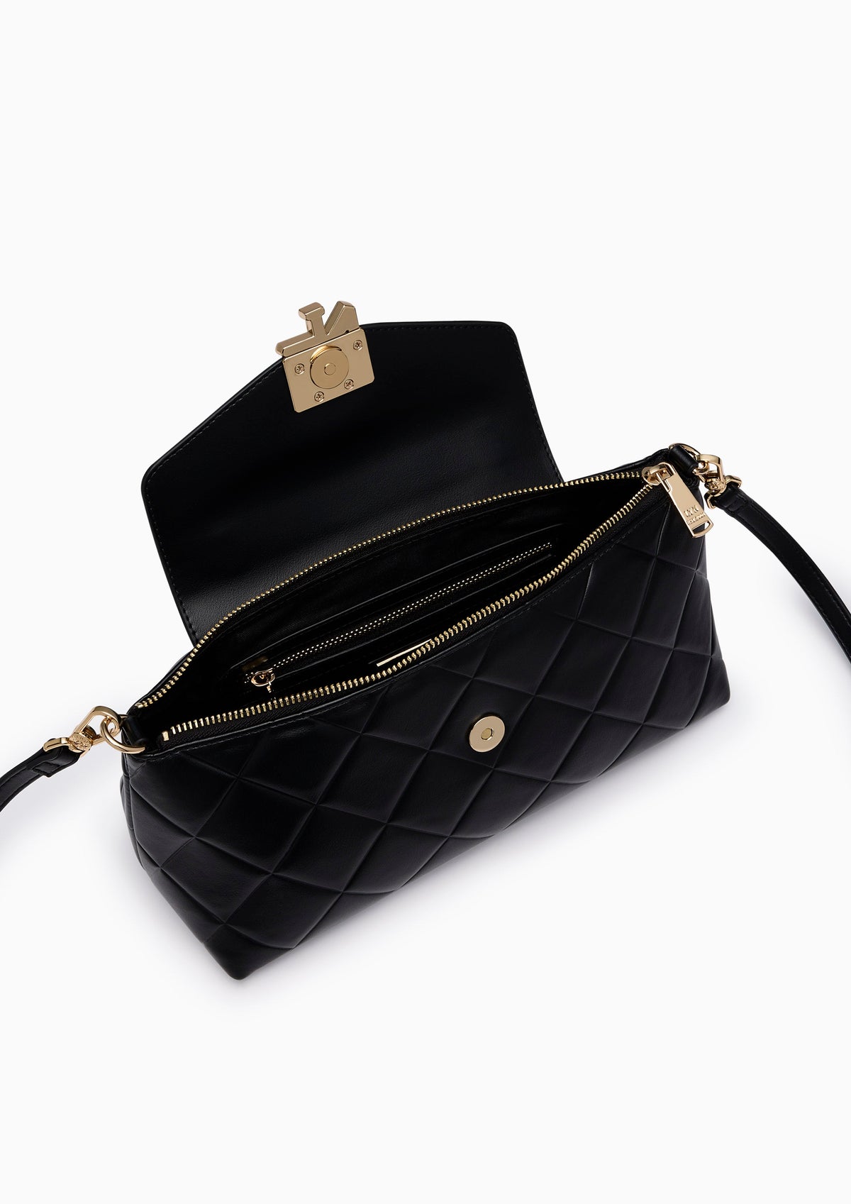 Flemming Top Handle M Handbag - Black