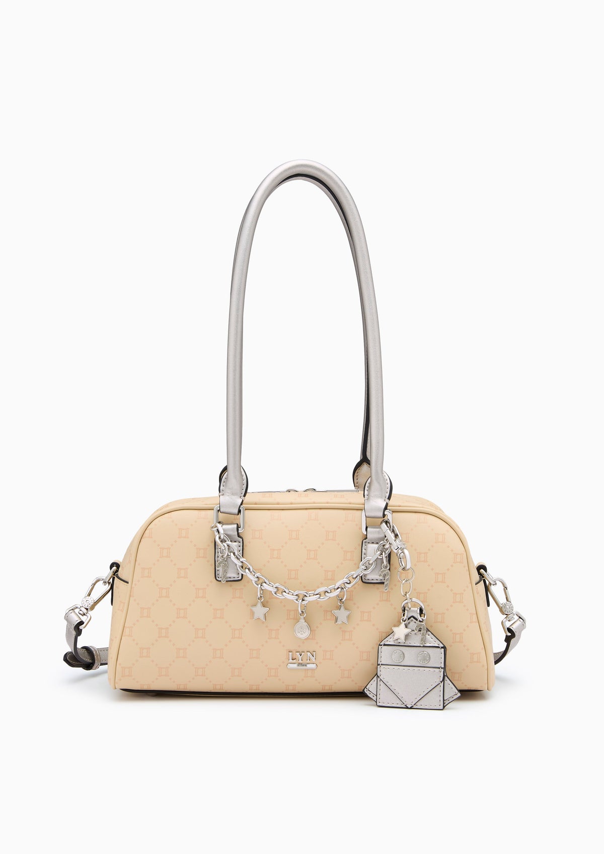 Frosty Duffle S Handbag - Light Printed Beige