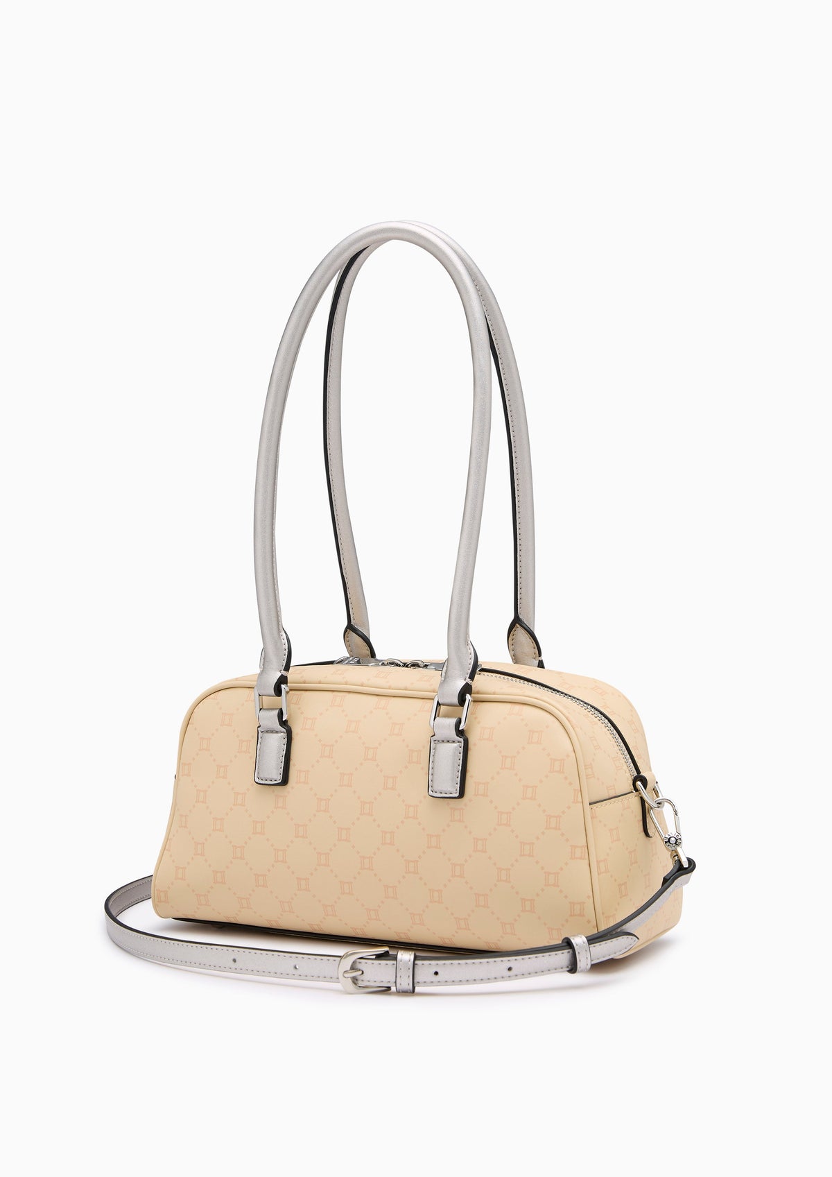 Frosty Duffle S Handbag - Light Printed Beige
