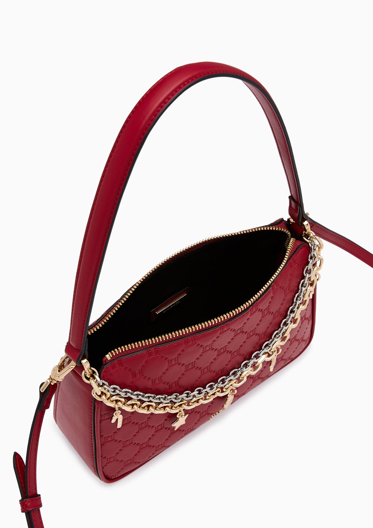 Frosty S Shoulder Bag - Dark Red