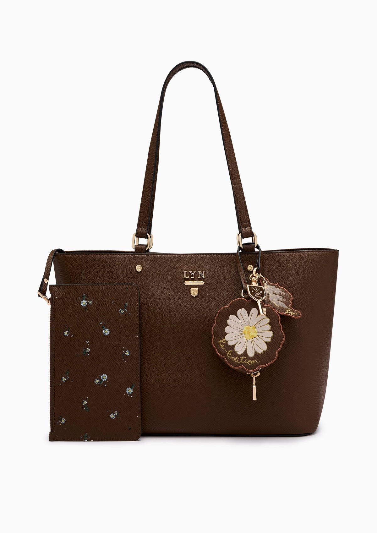 Re-Edit Daisy Carina L Tote Bag - Dark Brown