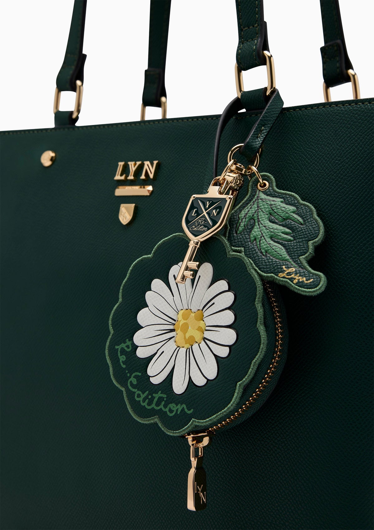 Re-Edit Daisy Carina L Tote Bag - Dark Green
