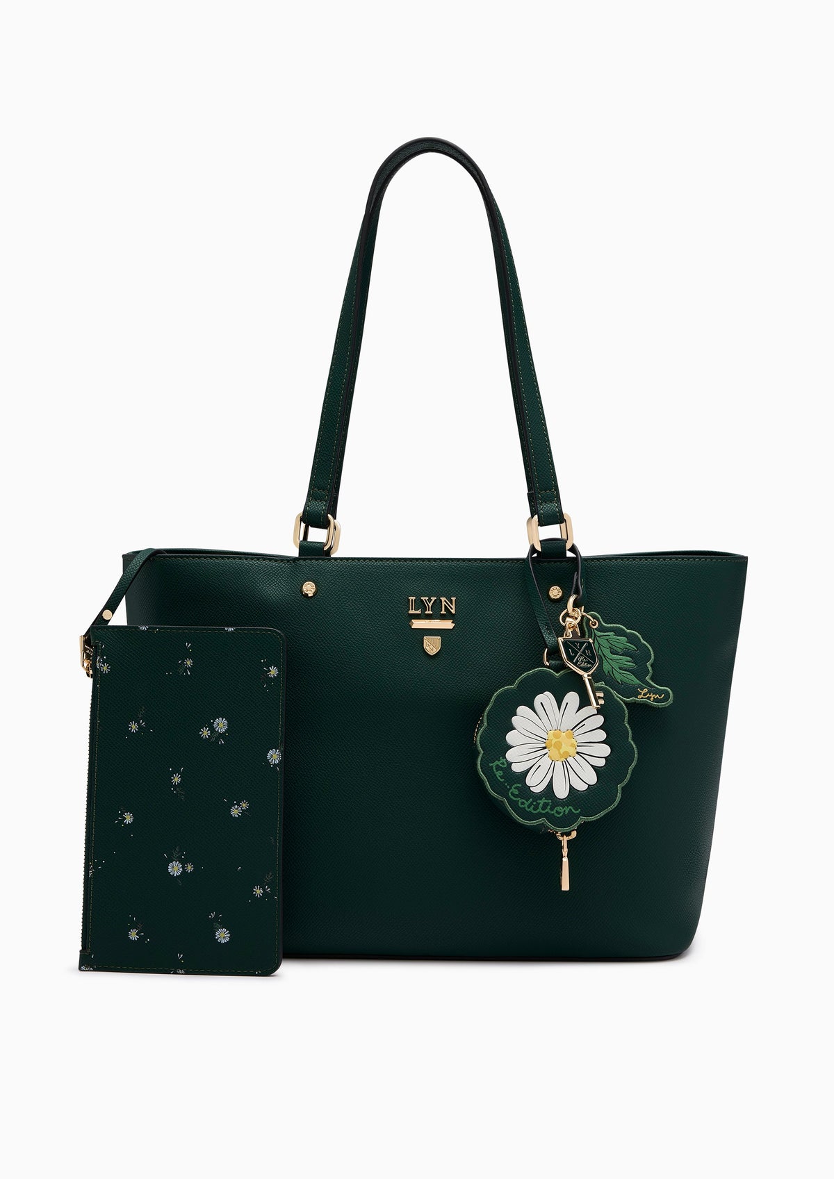 Re-Edit Daisy Carina L Tote Bag - Dark Green
