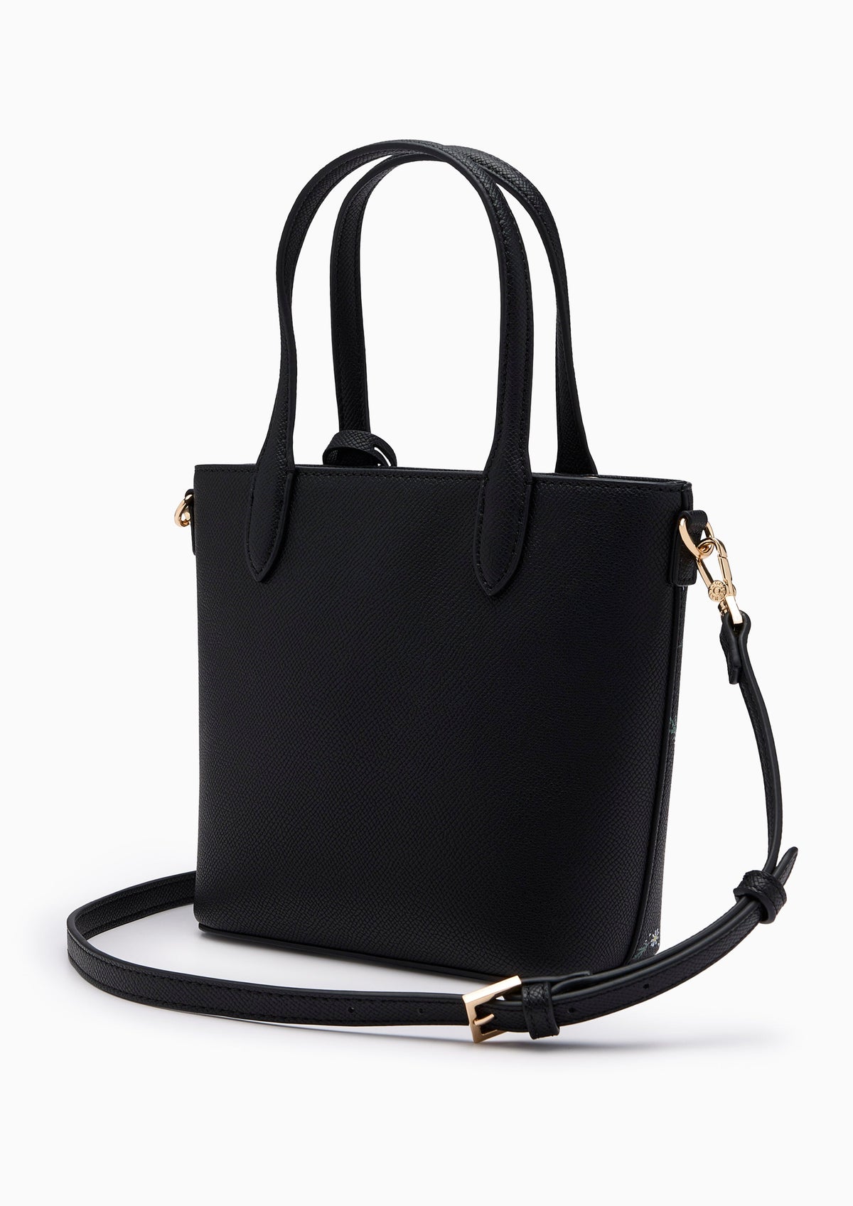 Re-Edit Daisy Carina S Tote Bag - Printed Black