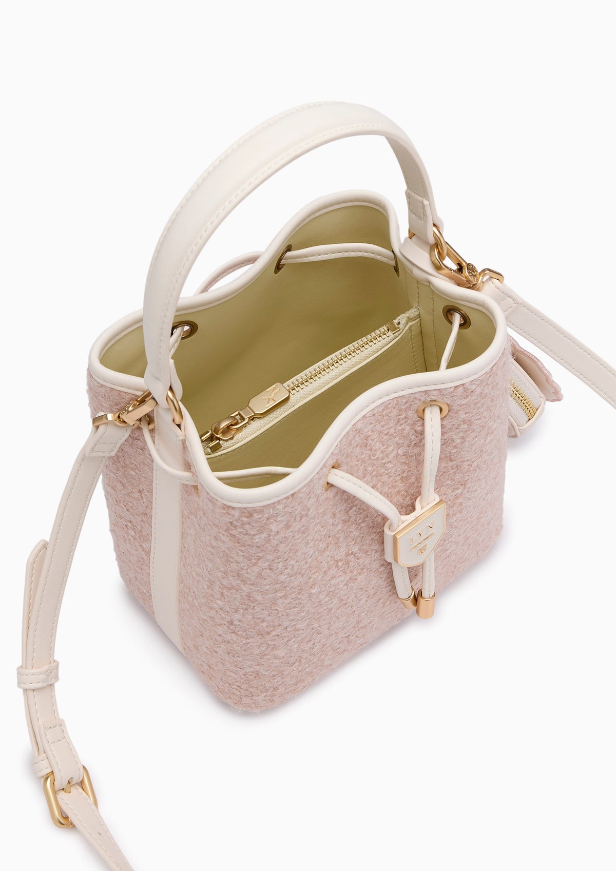 Re-Edit Daisy Carina S Bucket Bag - Light Pink