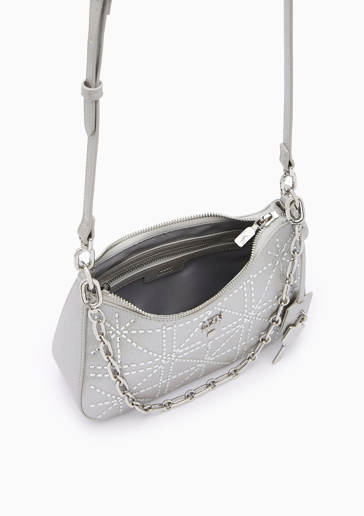 Re-Edit Rosee Crystal S Shoulder Bag - Glitter Silver