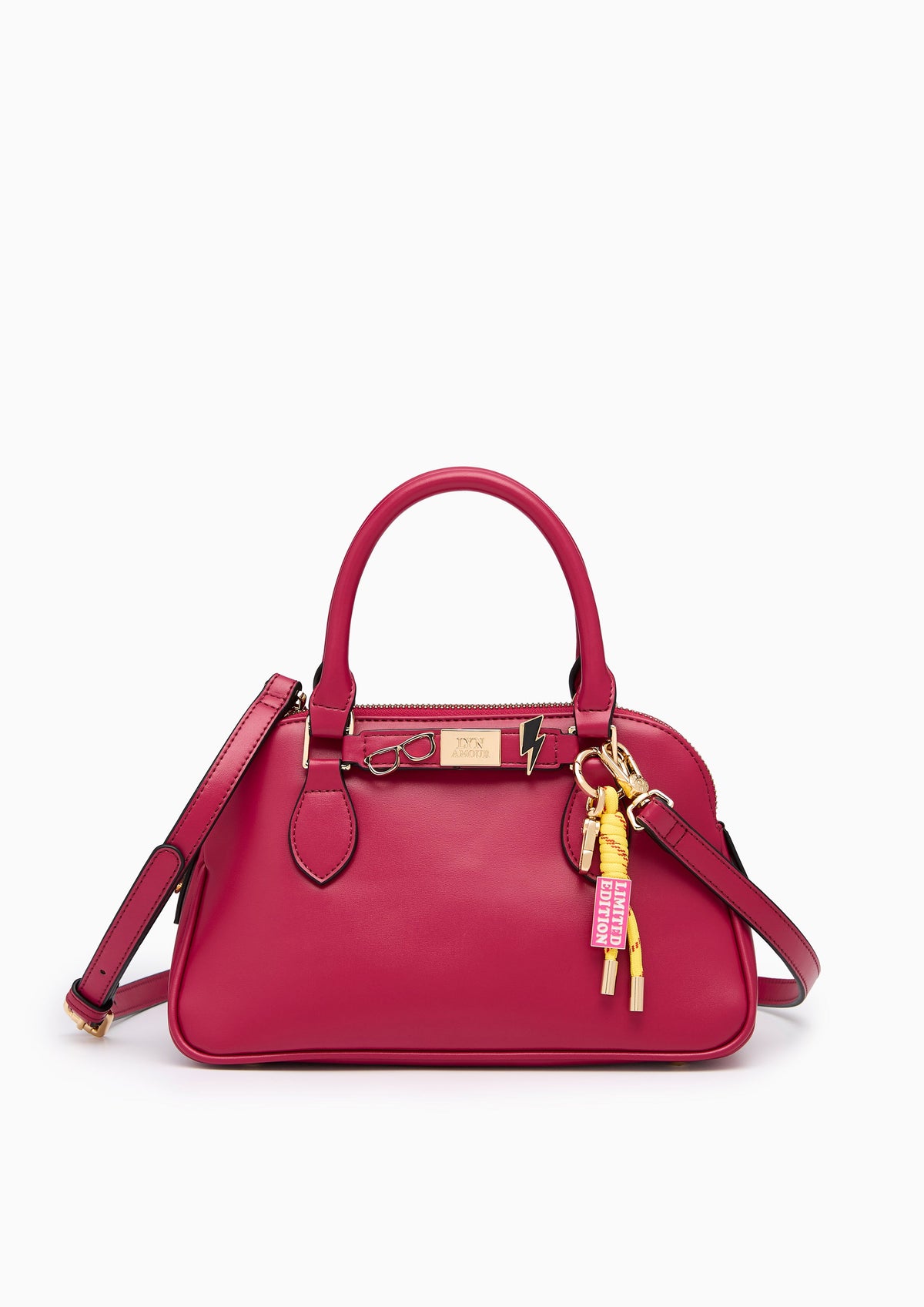 Cynthia Top Handle S Handbag - Dark Pink