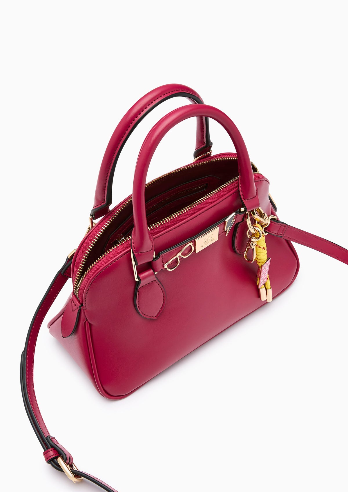 Cynthia Top Handle S Handbag - Dark Pink