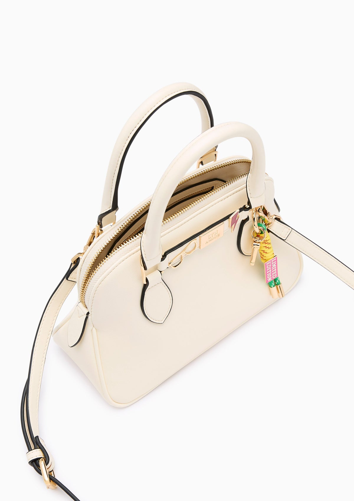 Cynthia Top Handle S Handbag - Ivory