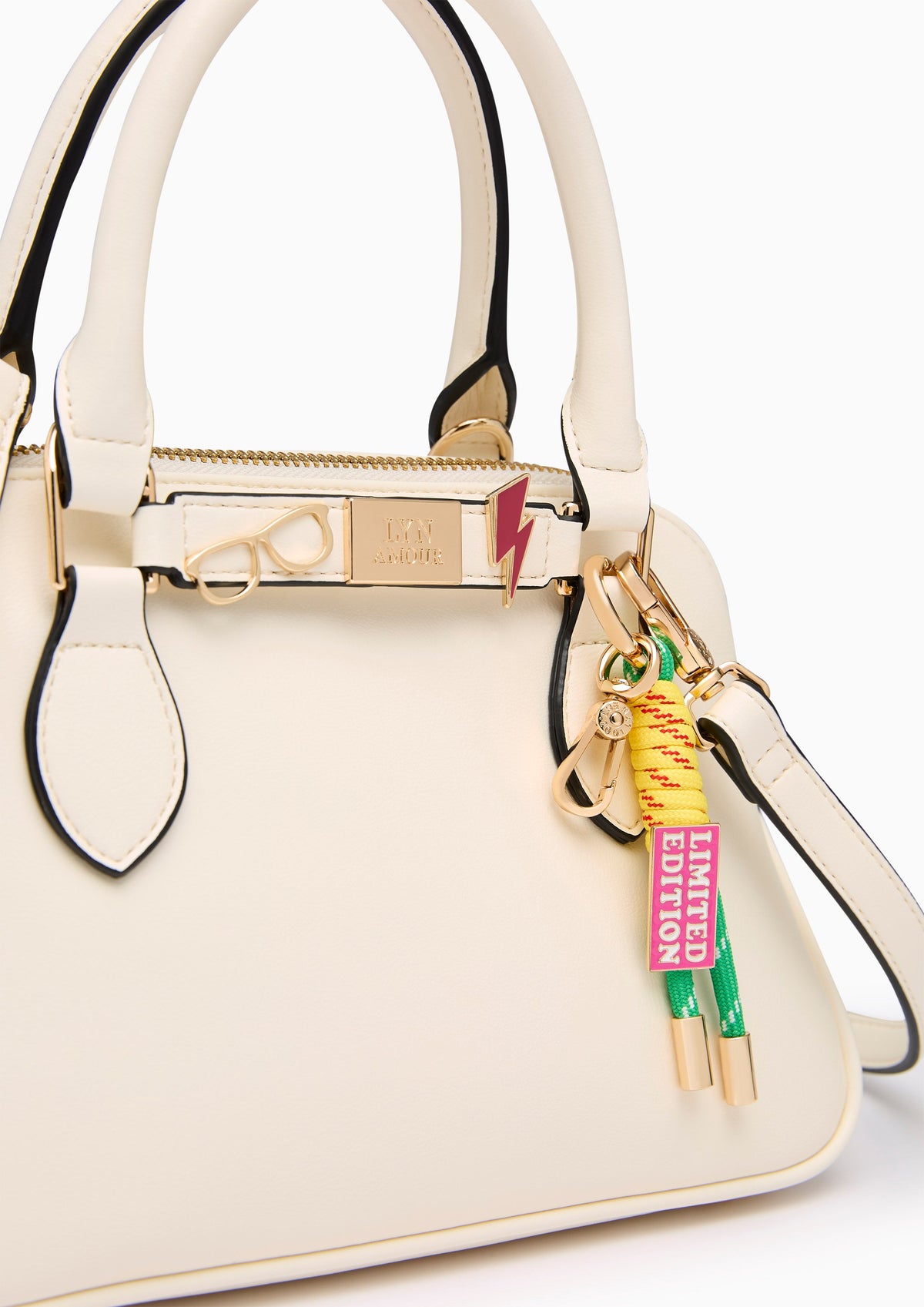 Cynthia Top Handle S Handbag - Ivory