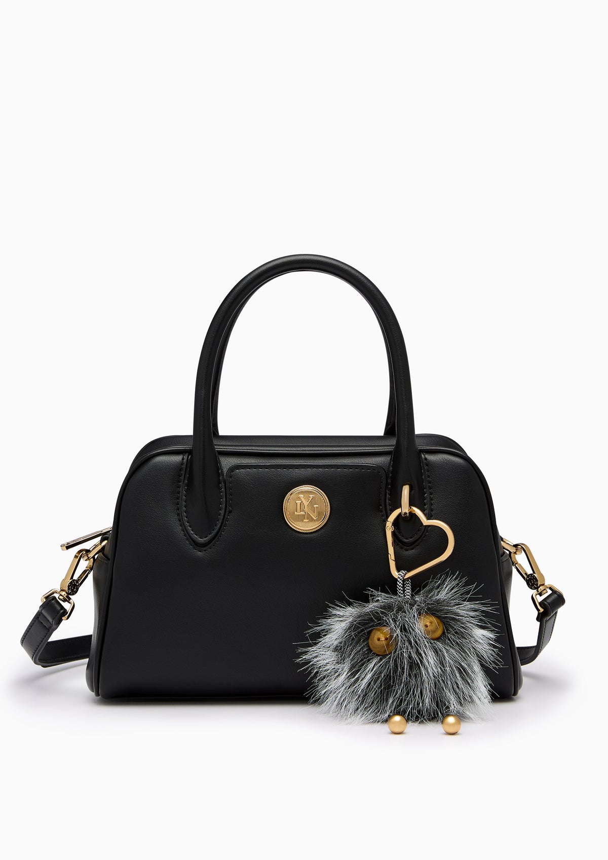 Glinda Top Handle M Handbag - Black