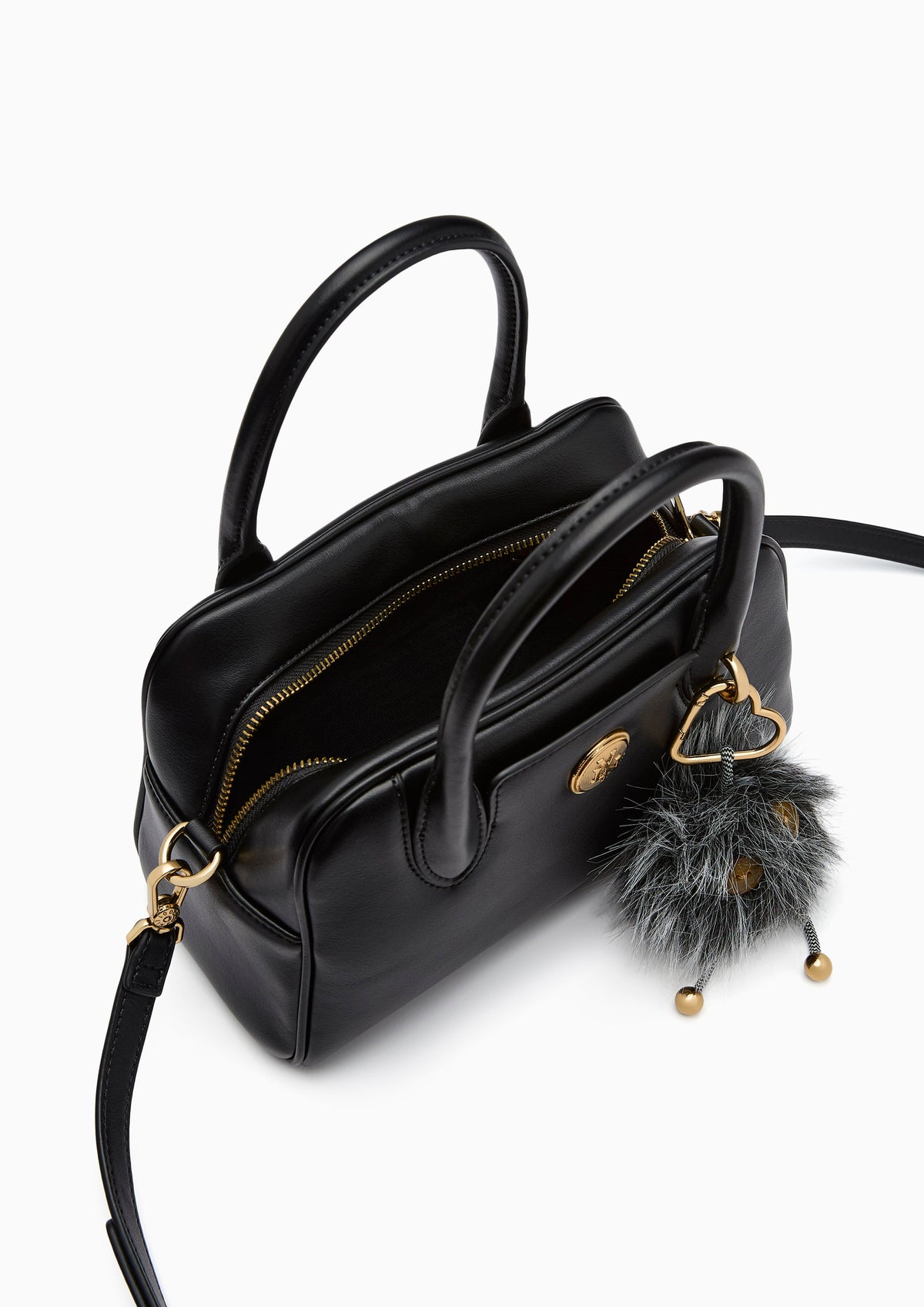Glinda Top Handle M Handbag - Black