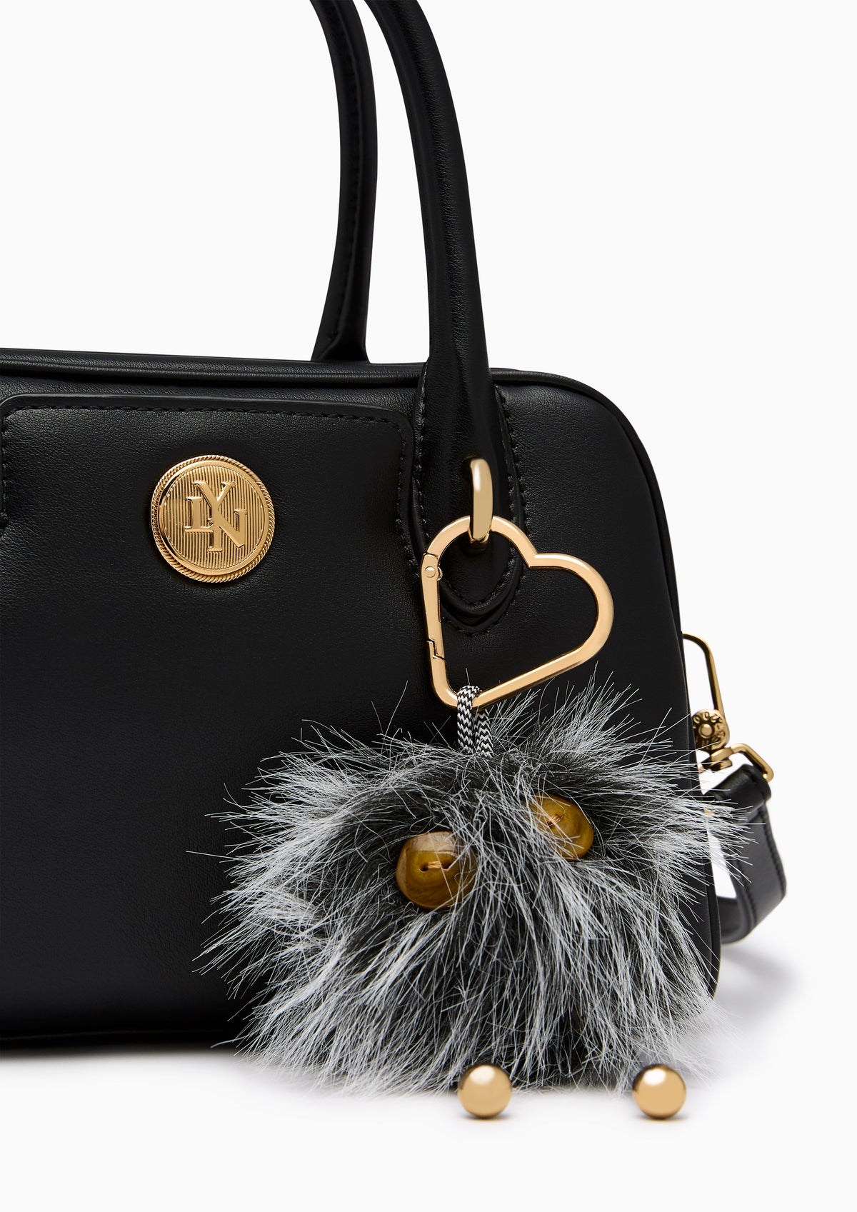 Glinda Top Handle M Handbag - Black