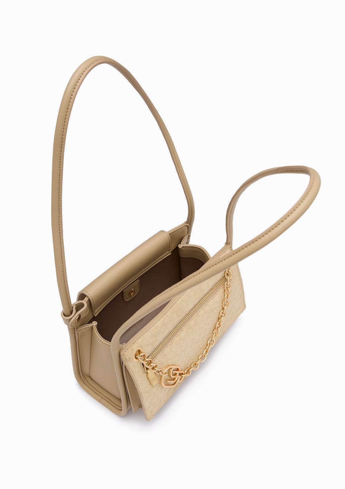 Nuri Infinite S Shoulder Bag - Beige