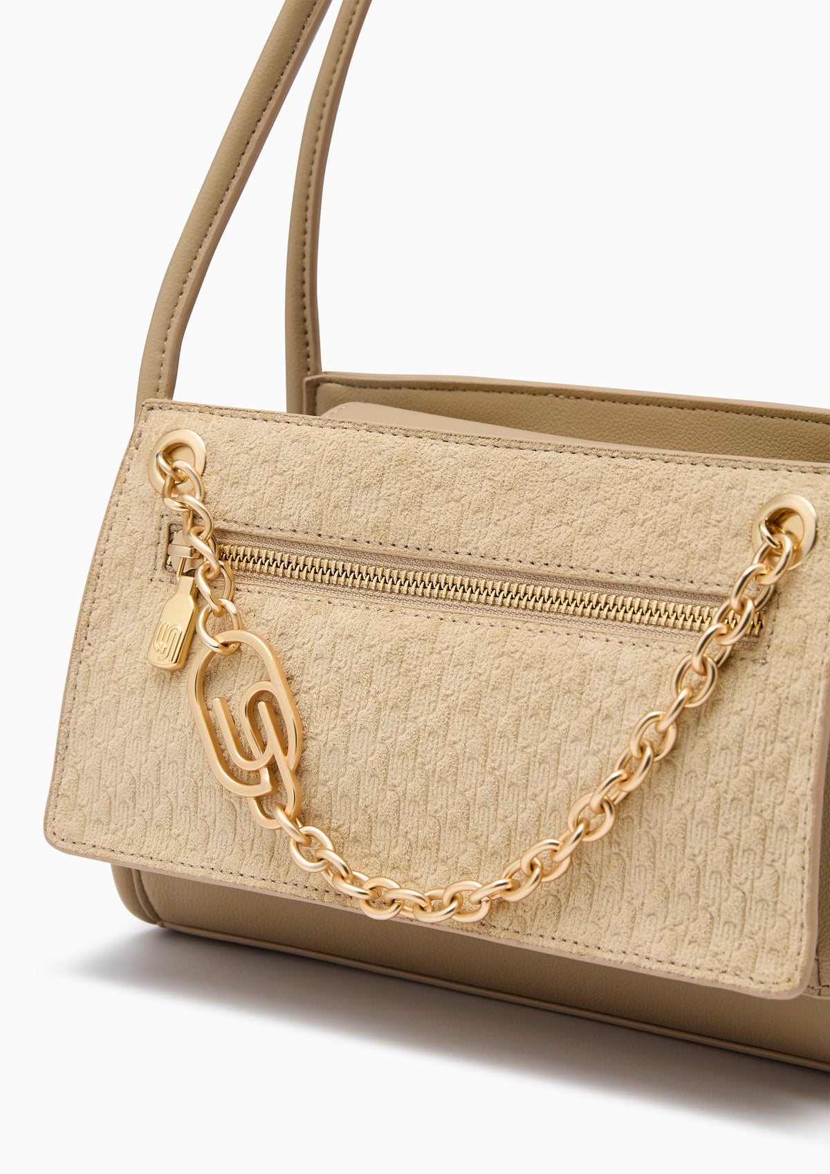 Nuri Infinite S Shoulder Bag - Beige