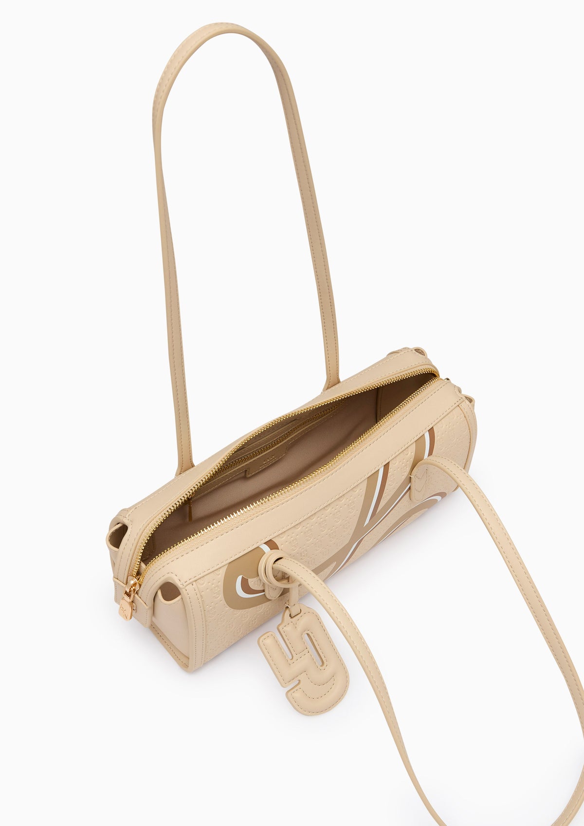 Maple M Shoulder Bag - Light Beige