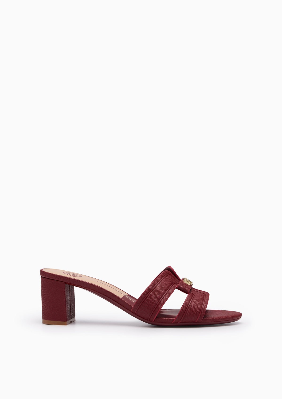 Hey Mid Monotone Flats And Sandals - Dark Red