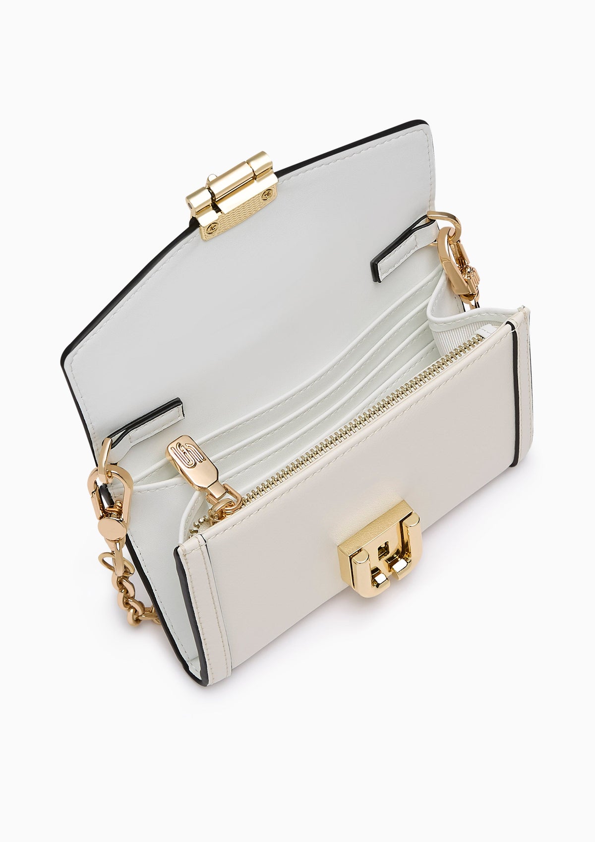 Phiona Infinite Semi Wallet- White