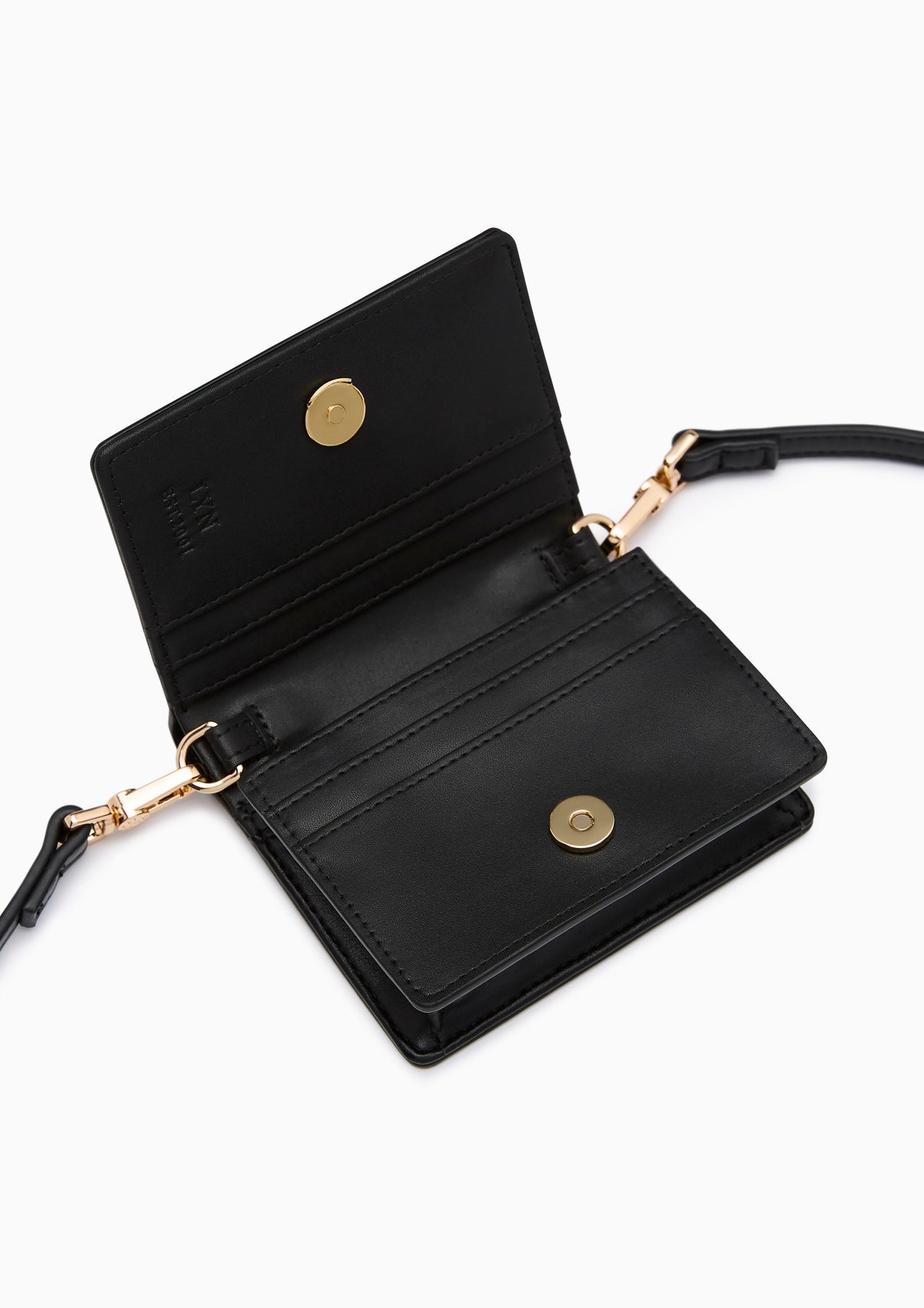 Toby Short Wallet On Chain - Black