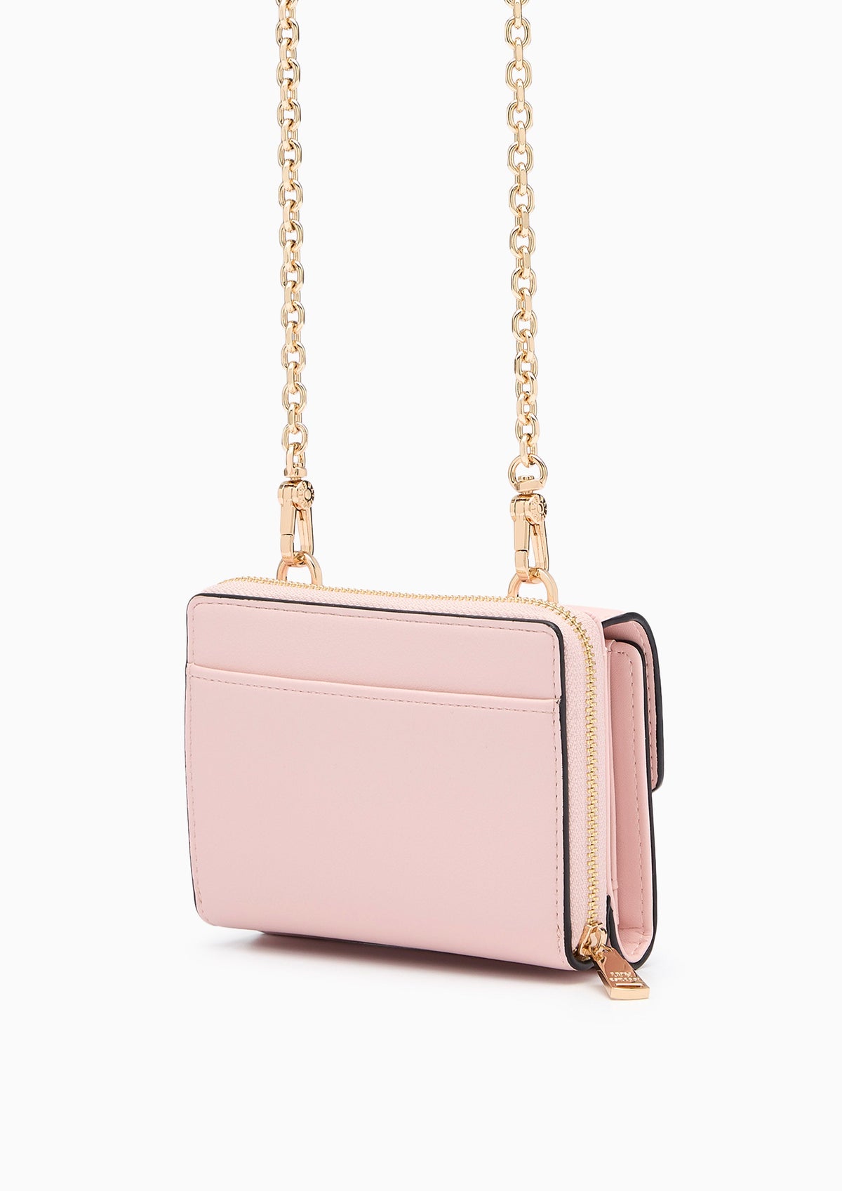 Flemming Short Wallet On Chain - Light Pink