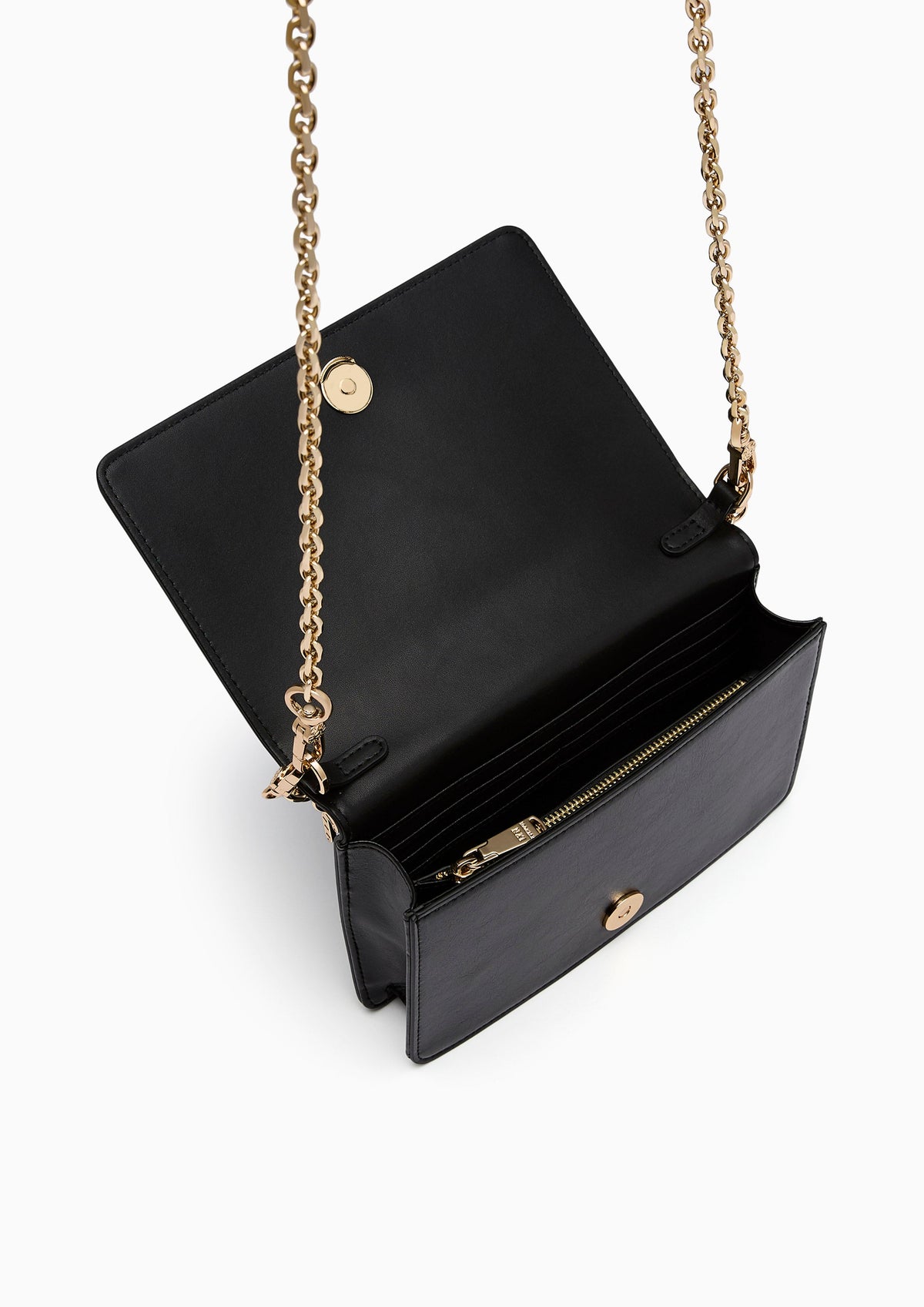 Frosty Long Wallets On Chain - Black